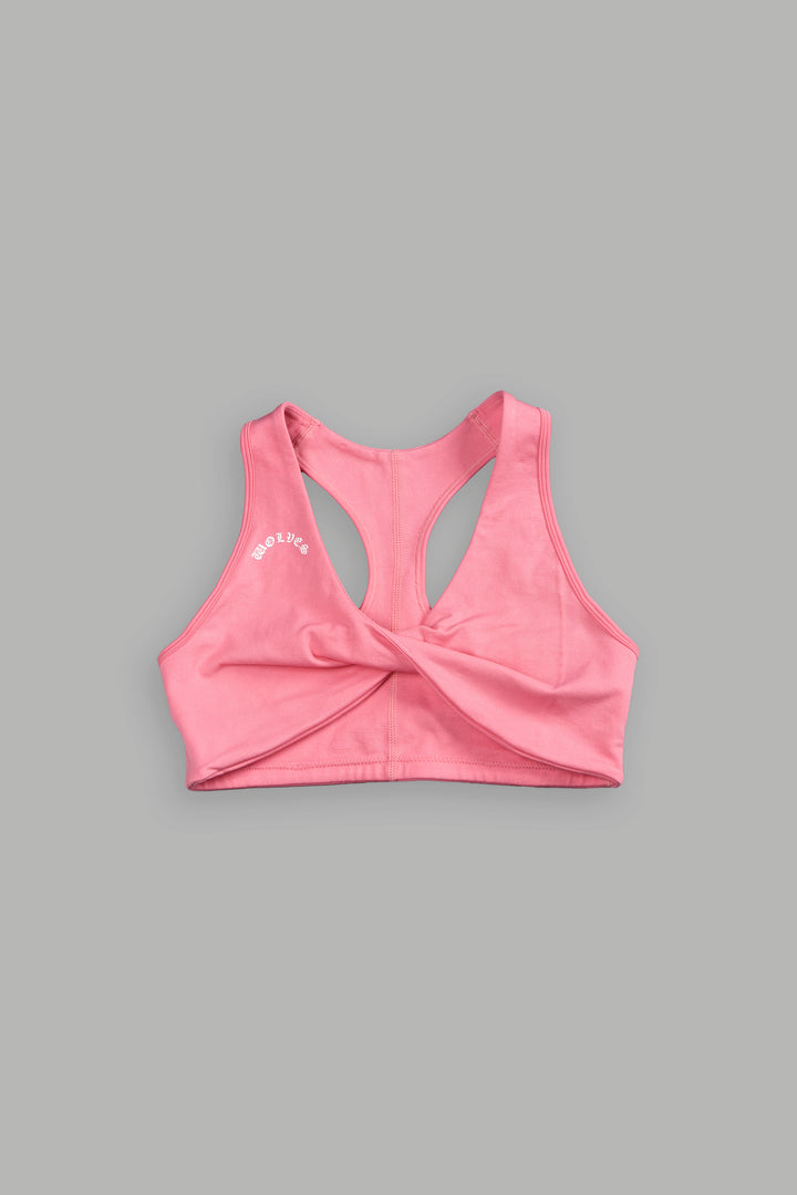 Chopper "Everson" Seamless Twist Bra in Frosted Rose