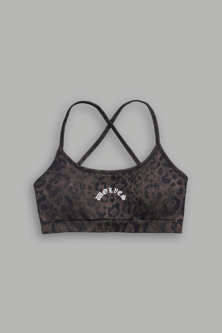 Chopper Layla Soft Seamless Bra in Darc Brown Leopard