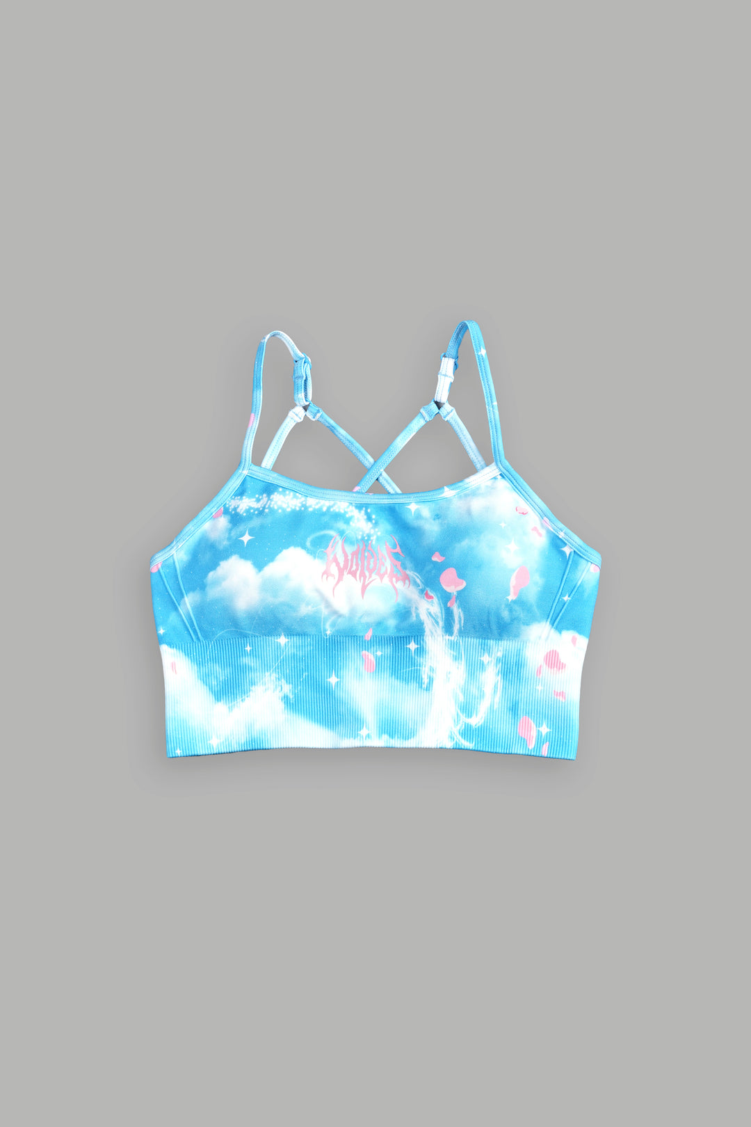 Hesh Forever "Everson Seamless" Huxley Bra in Lightning Sky