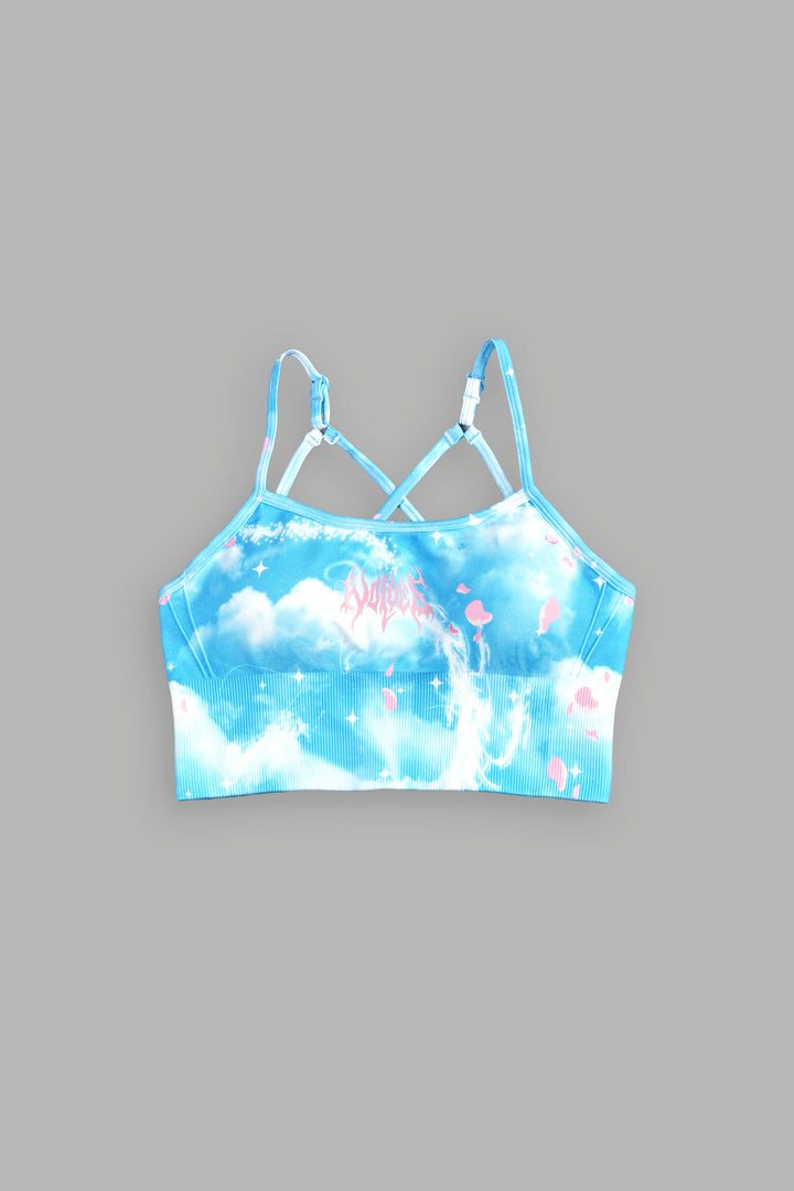 Hesh Forever "Everson Seamless" Huxley Bra in Lightning Sky