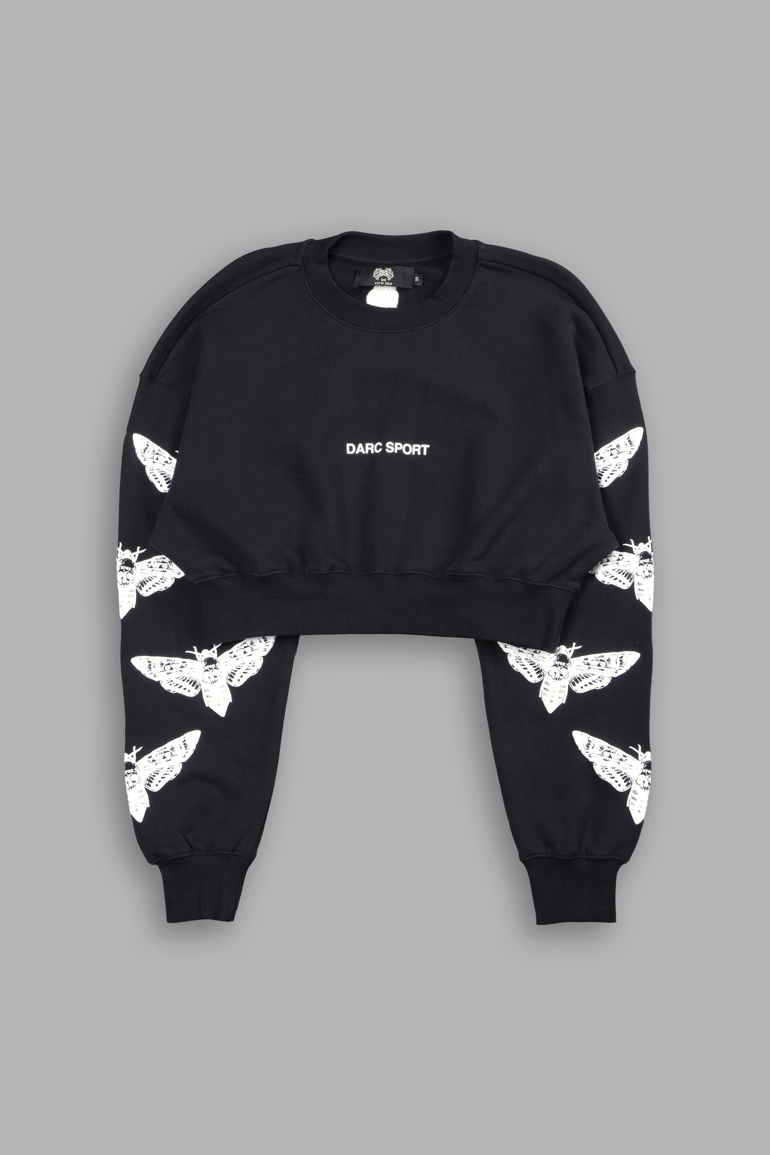 Reborn Ava Crewneck in Black