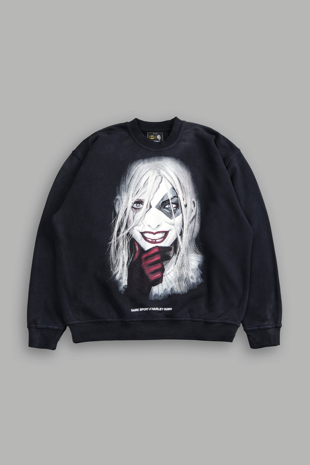 Quinn Forever London Crewneck in Black Drift Wash