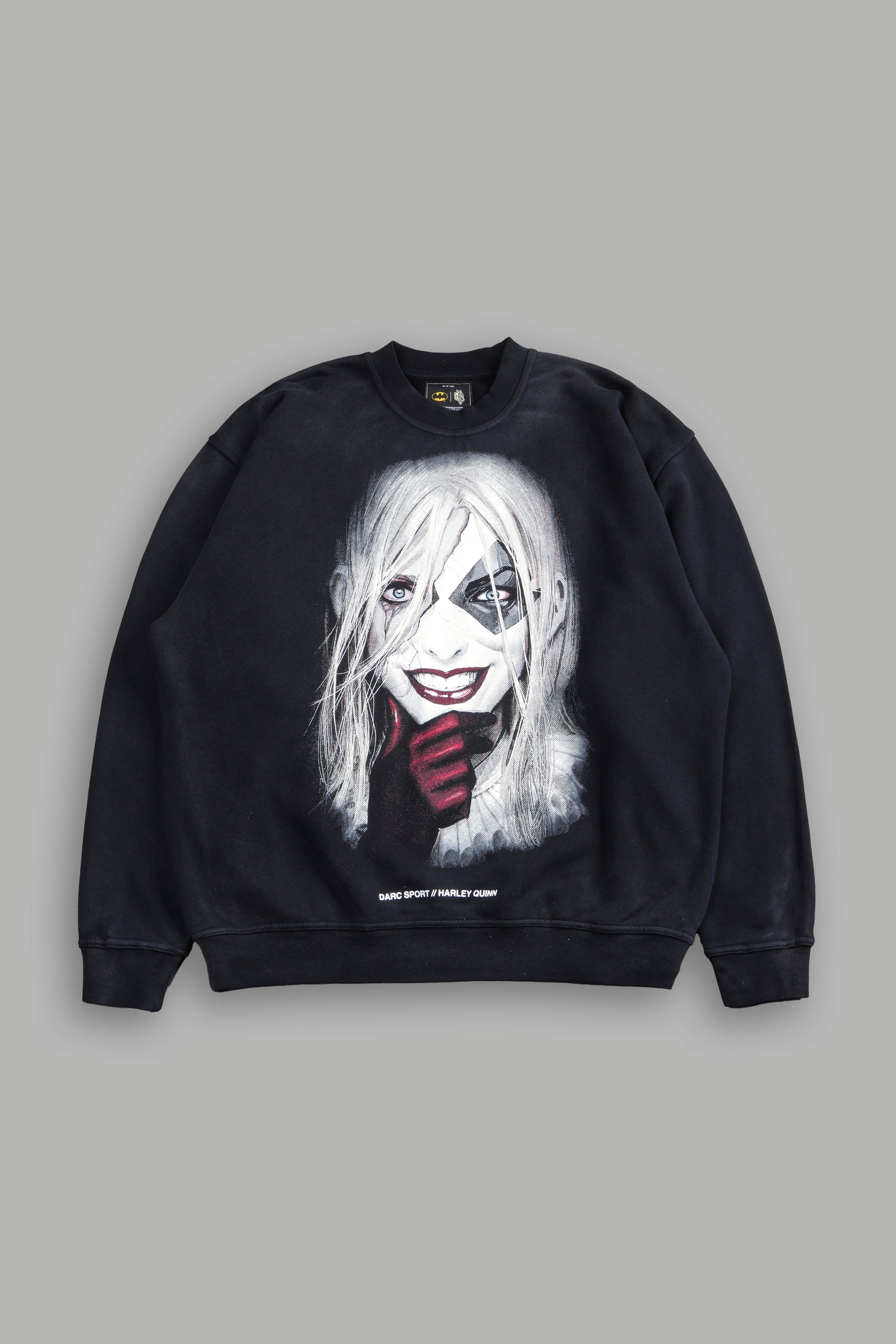 Quinn Forever London Crewneck in Black Drift Wash
