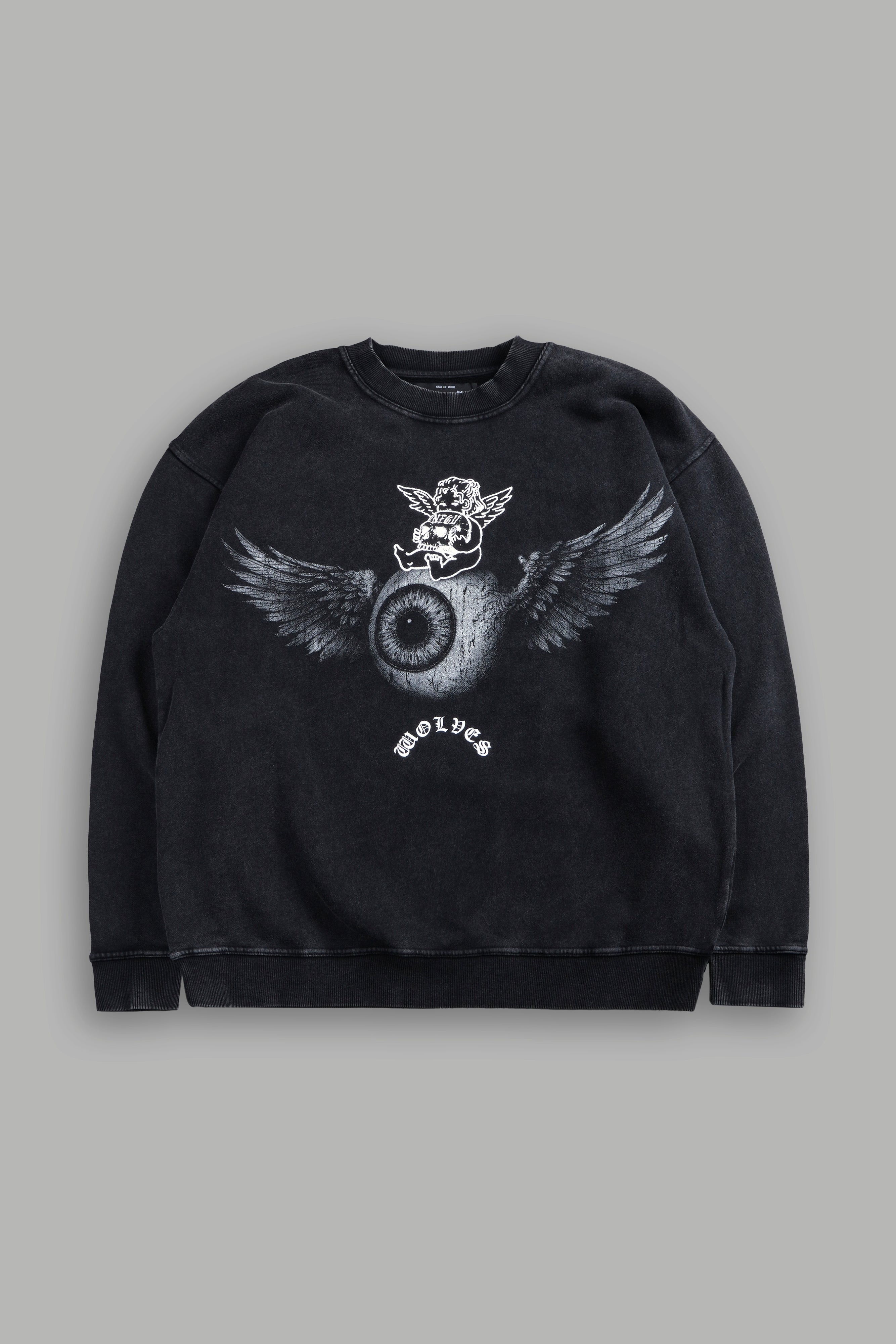Flight Club London Crewneck in Black
