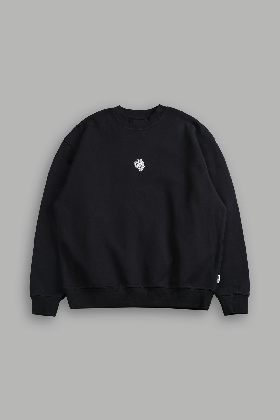 Wolf Head London Crewneck in Black