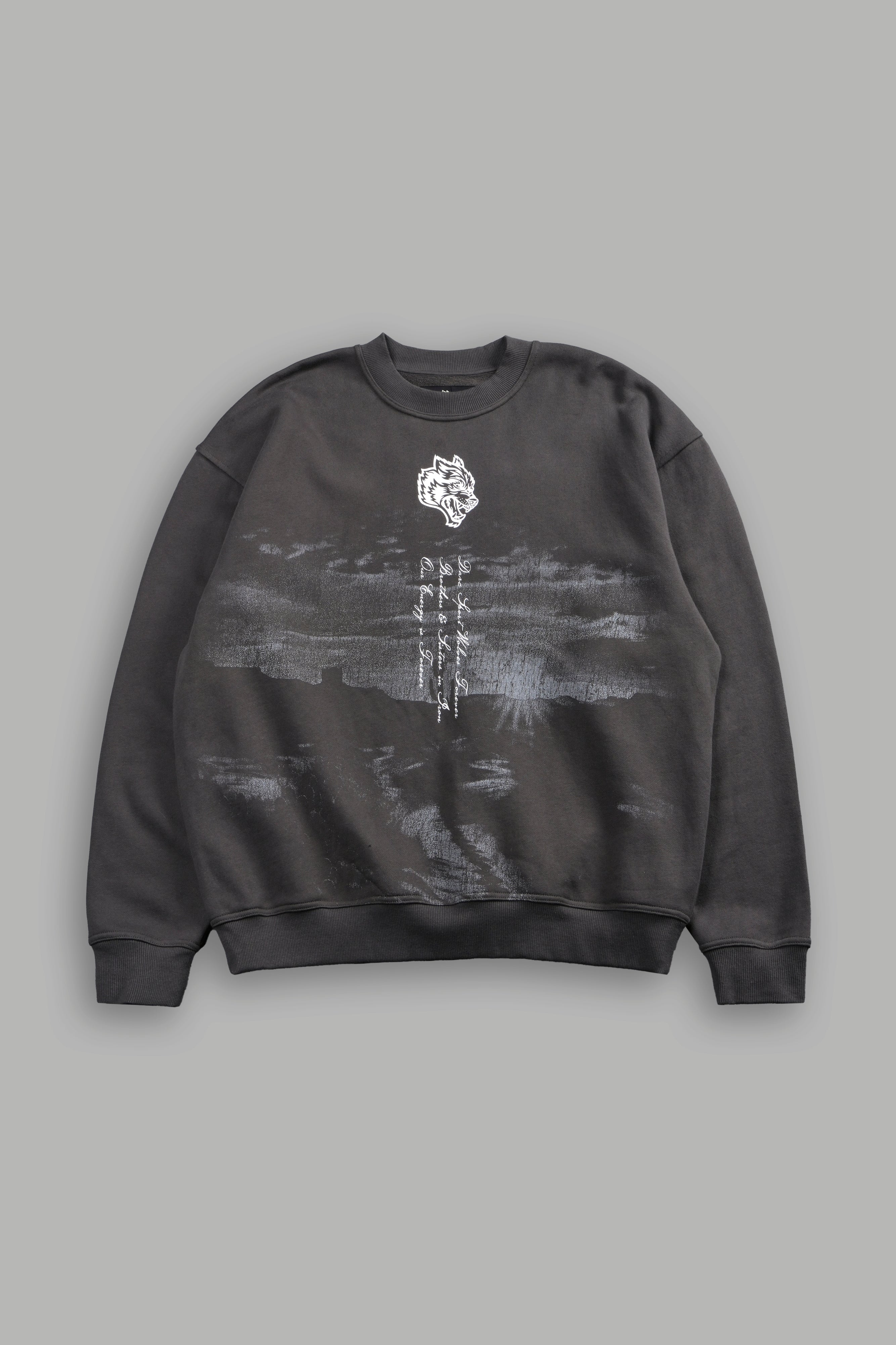 Our Journey London Crewneck in Wolf Gray