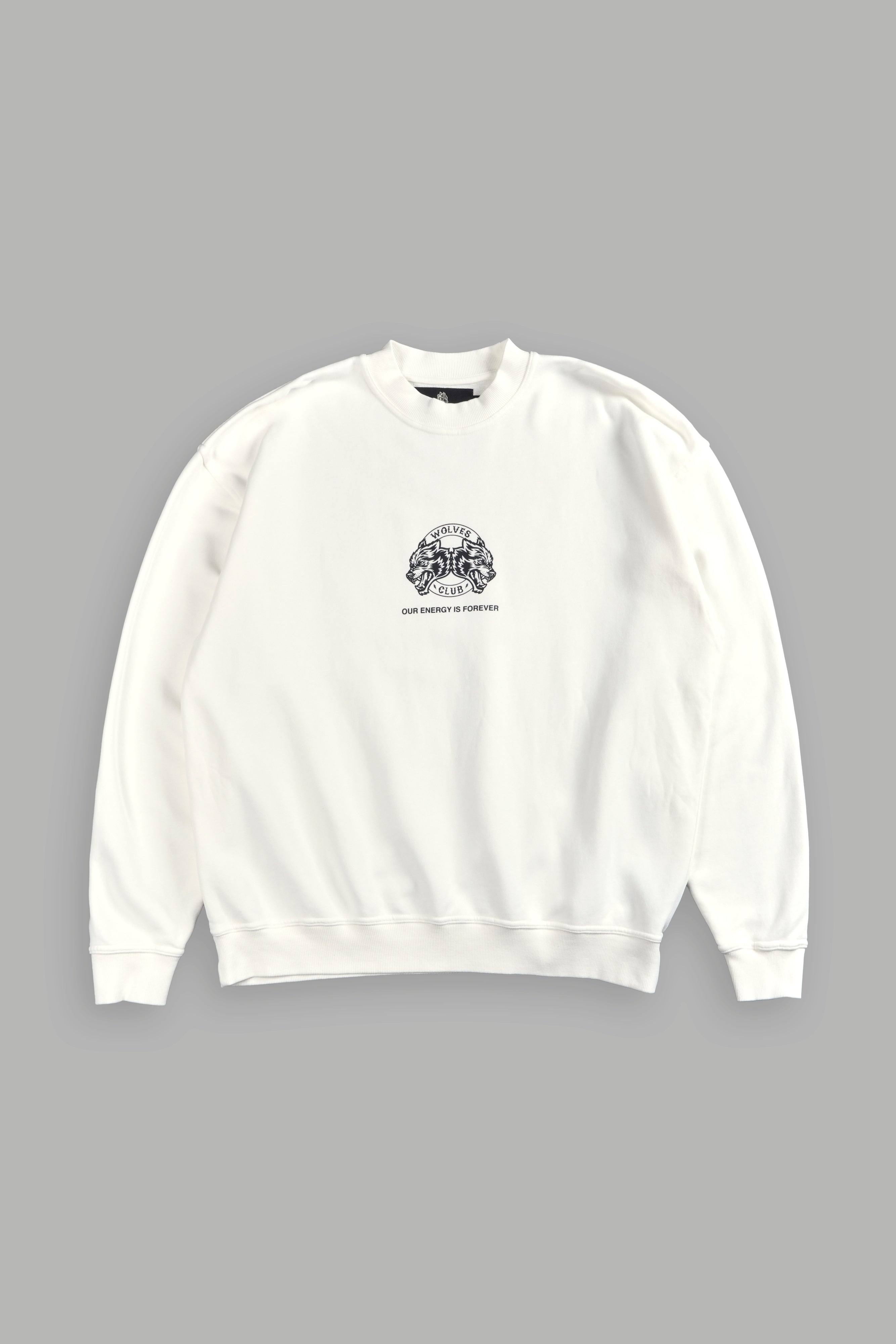 Alpha Wolf London Crewneck in Cream