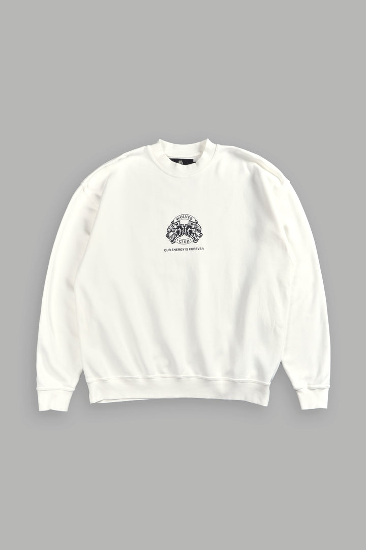 Alpha Wolf London Crewneck in Cream
