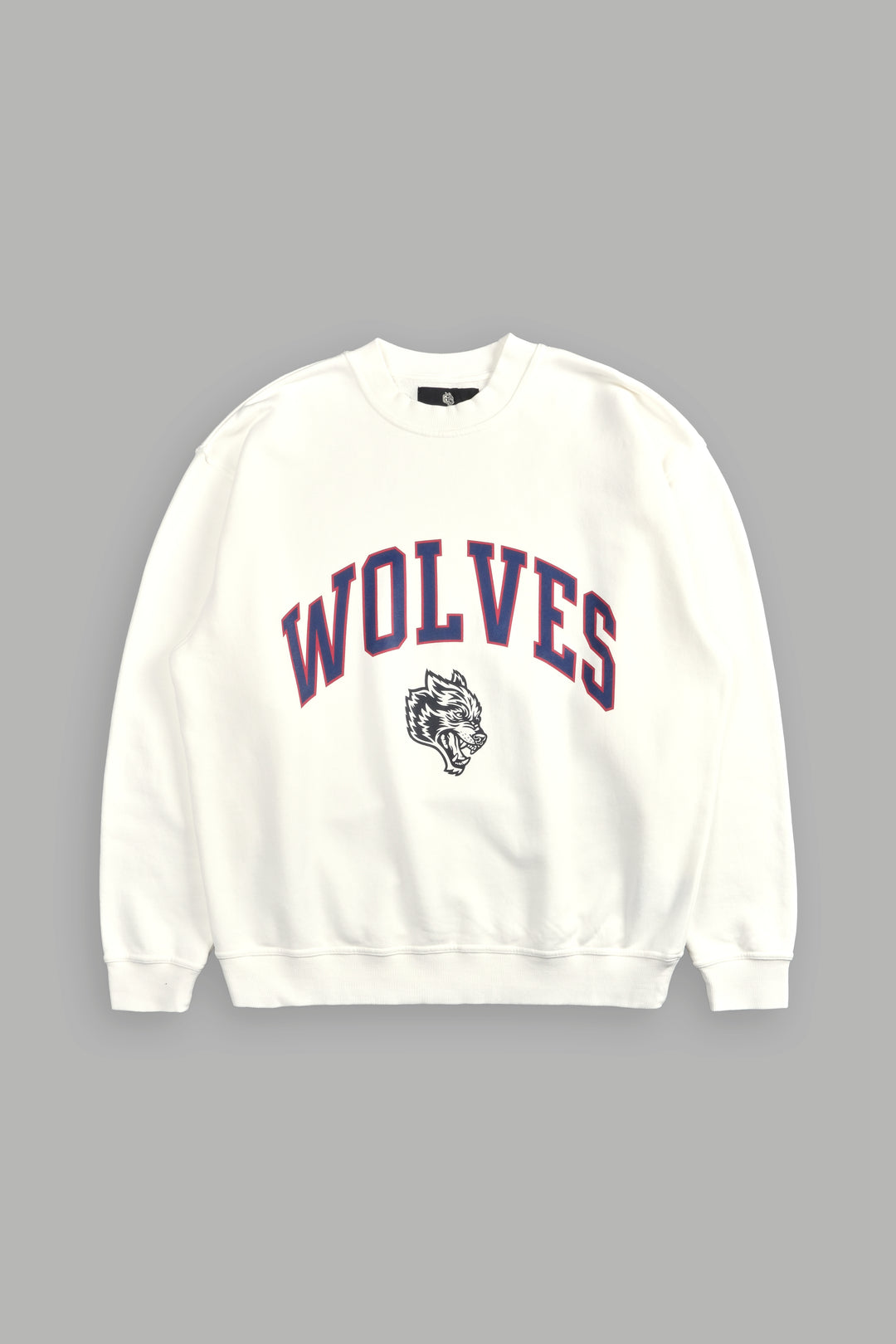 Loyalty London Unisex Crewneck in Cream/Maroon