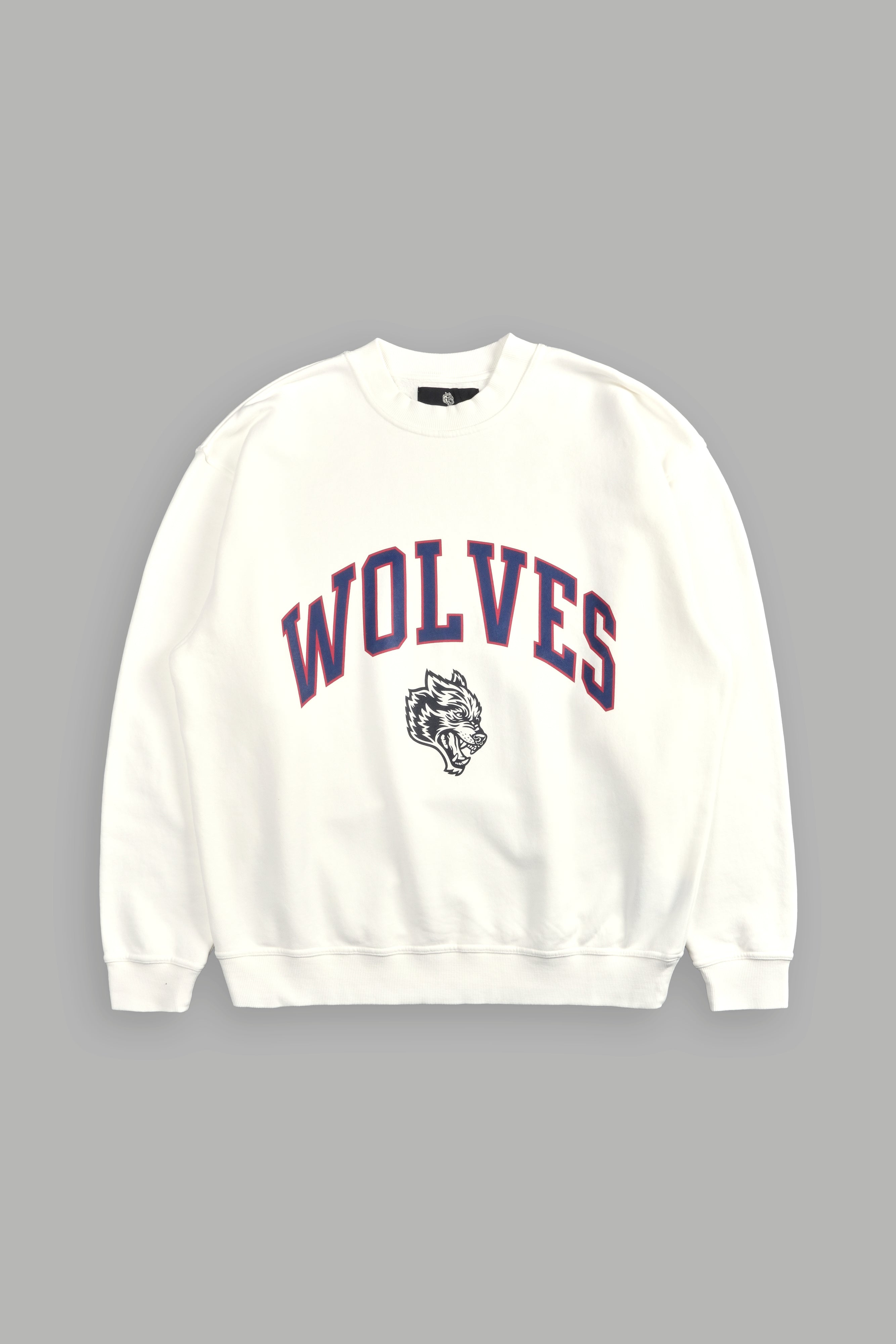 Loyalty London Unisex Crewneck in Cream/Maroon