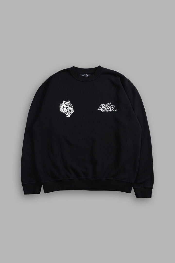 Final Boss Unisex London Crewneck in Black