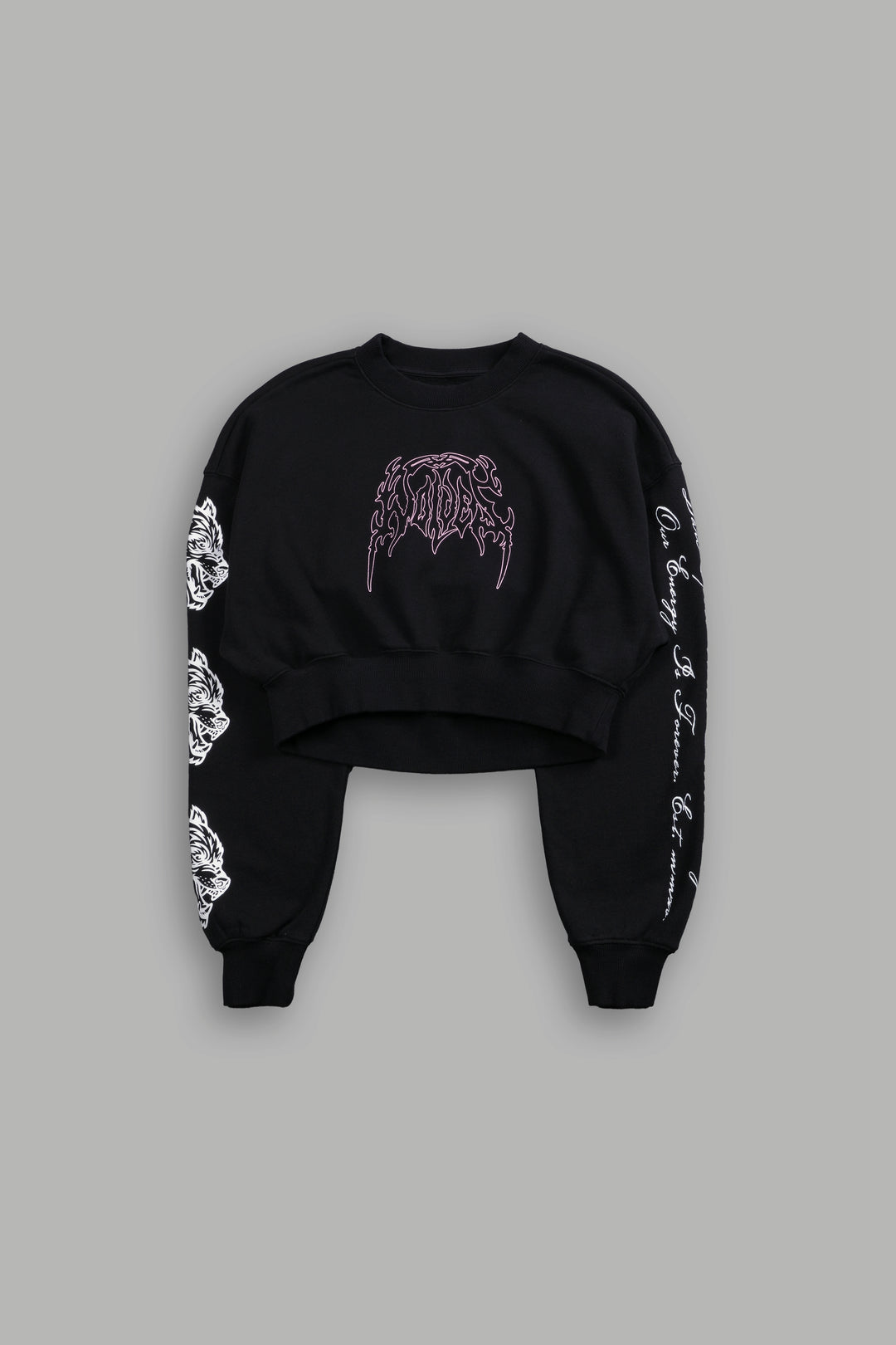 Iron Side Ava Crewneck in Black