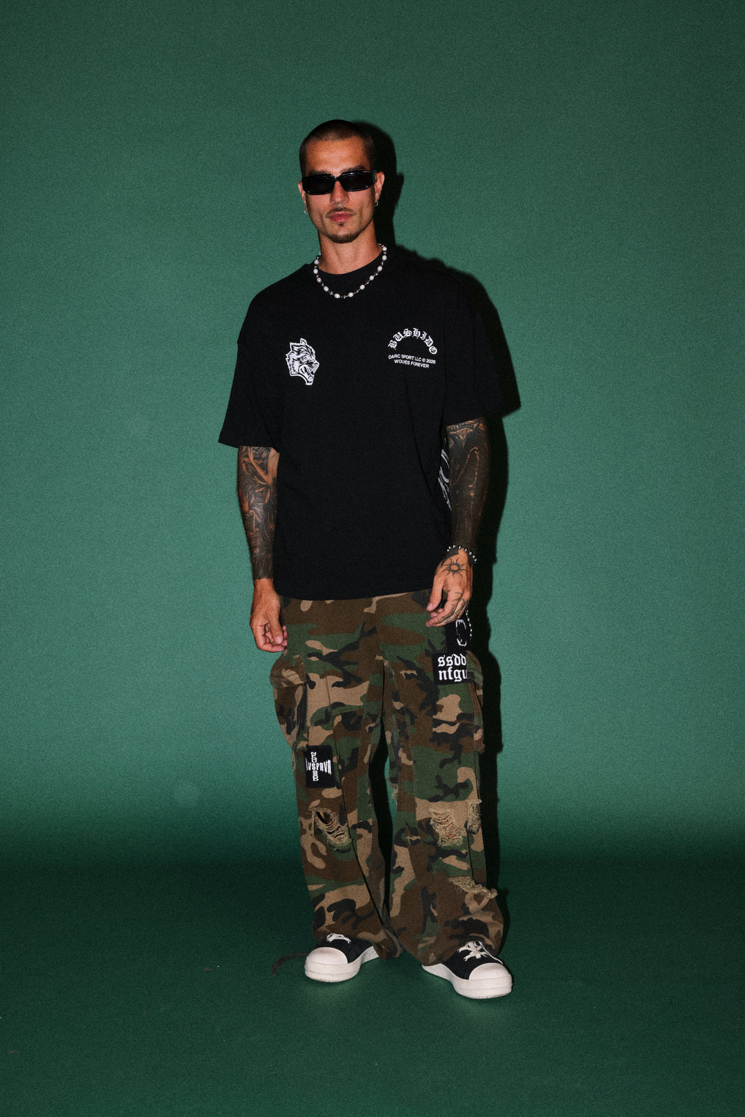 Shutendoji Premium Oversized Tee in Black