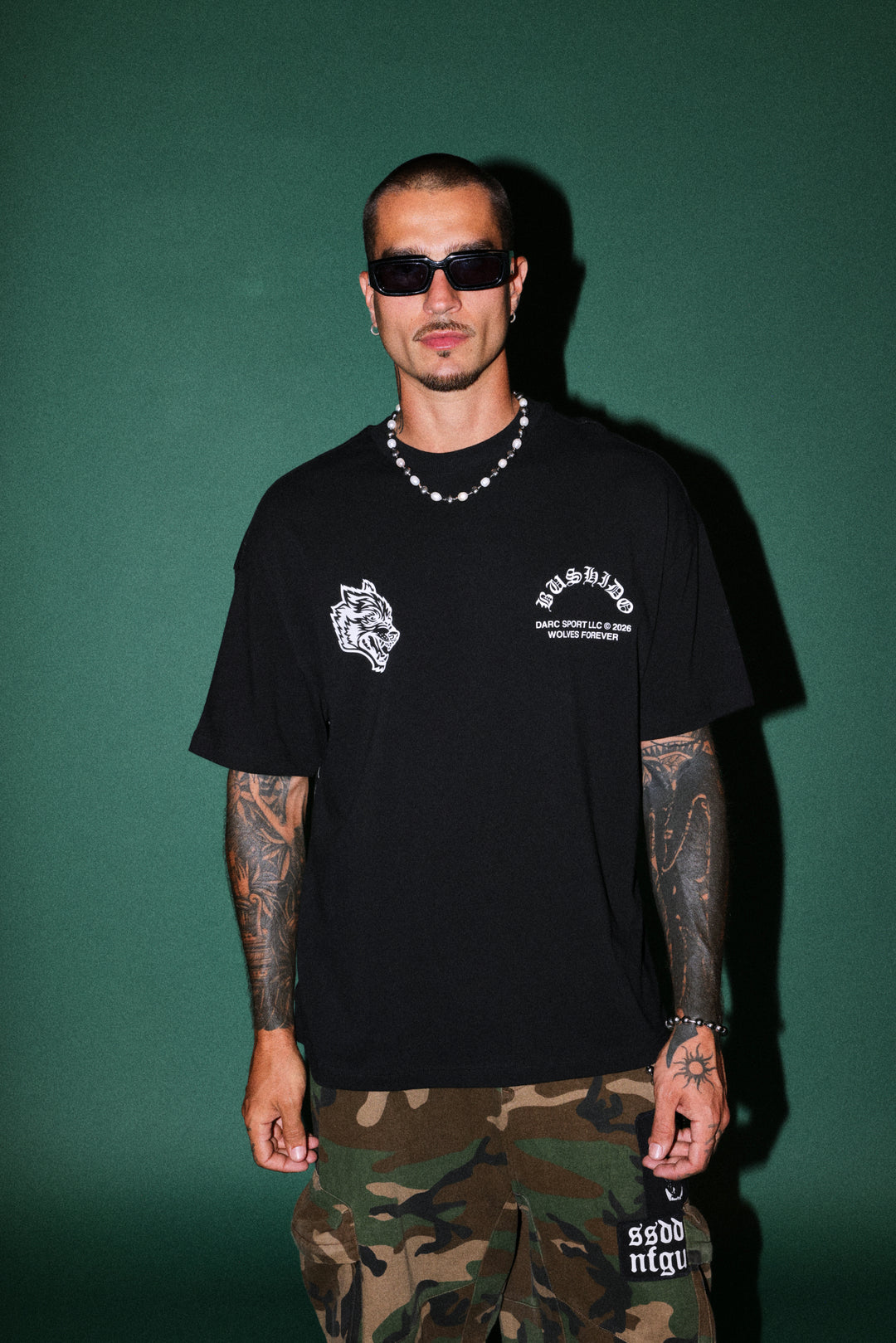 Shutendoji Premium Oversized Tee in Black