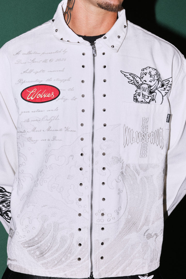 Great Wave Ls Vince Shirt in Cream