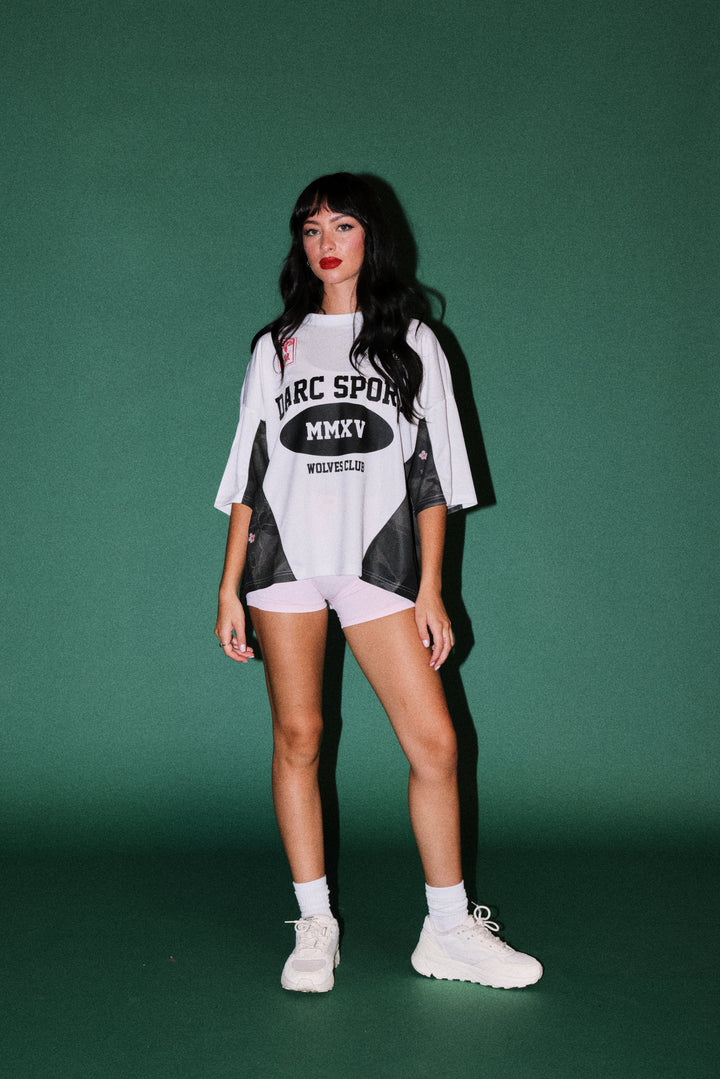 Ds Warrior Naldo Sports Jersey in Cream/Black