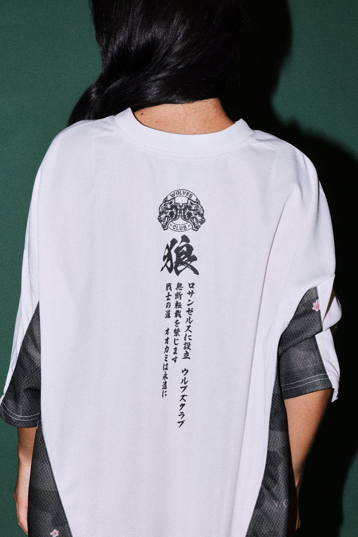 Ds Warrior Naldo Sports Jersey in Cream/Black