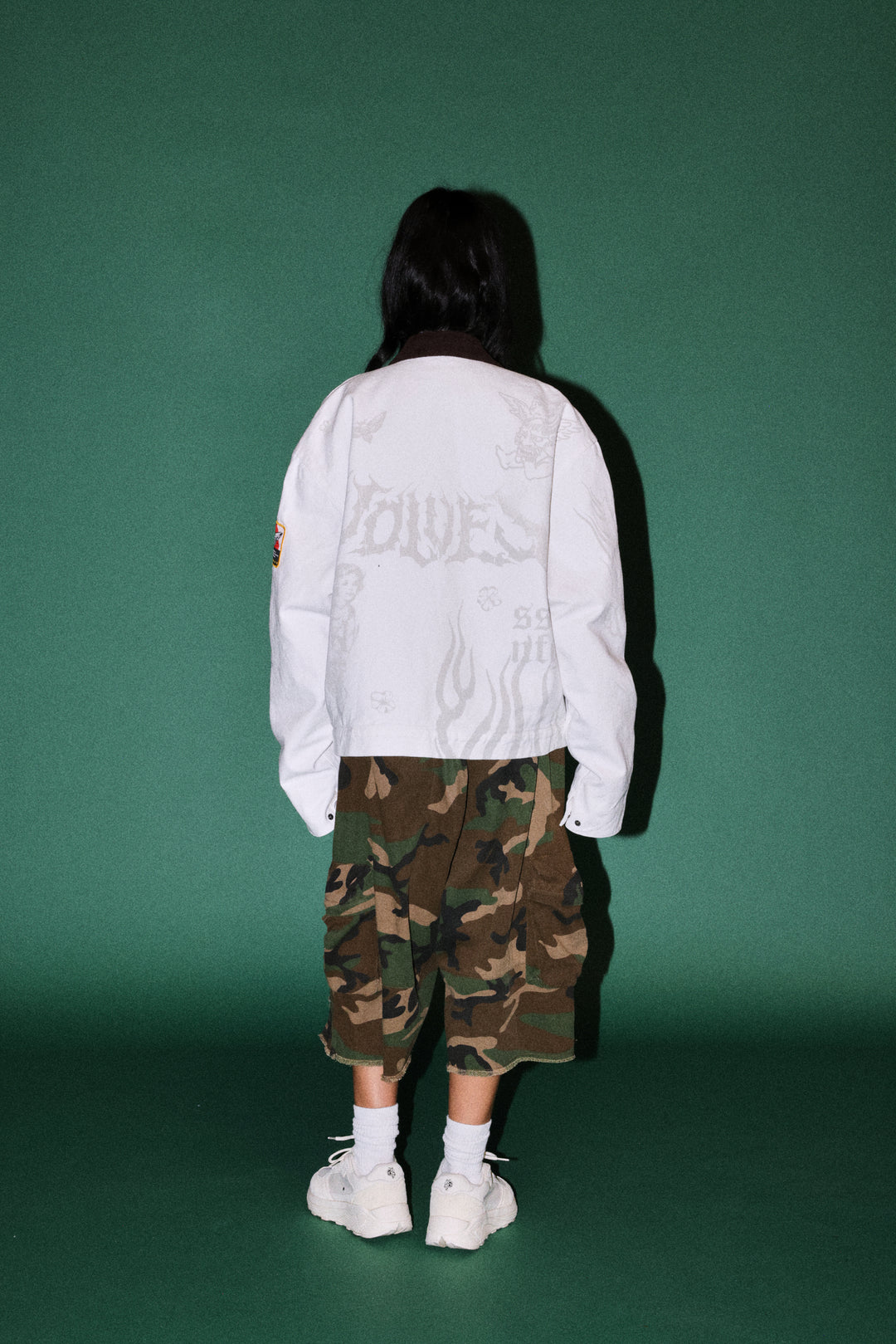The Eagle & The Oni Earl Jacket in Cream