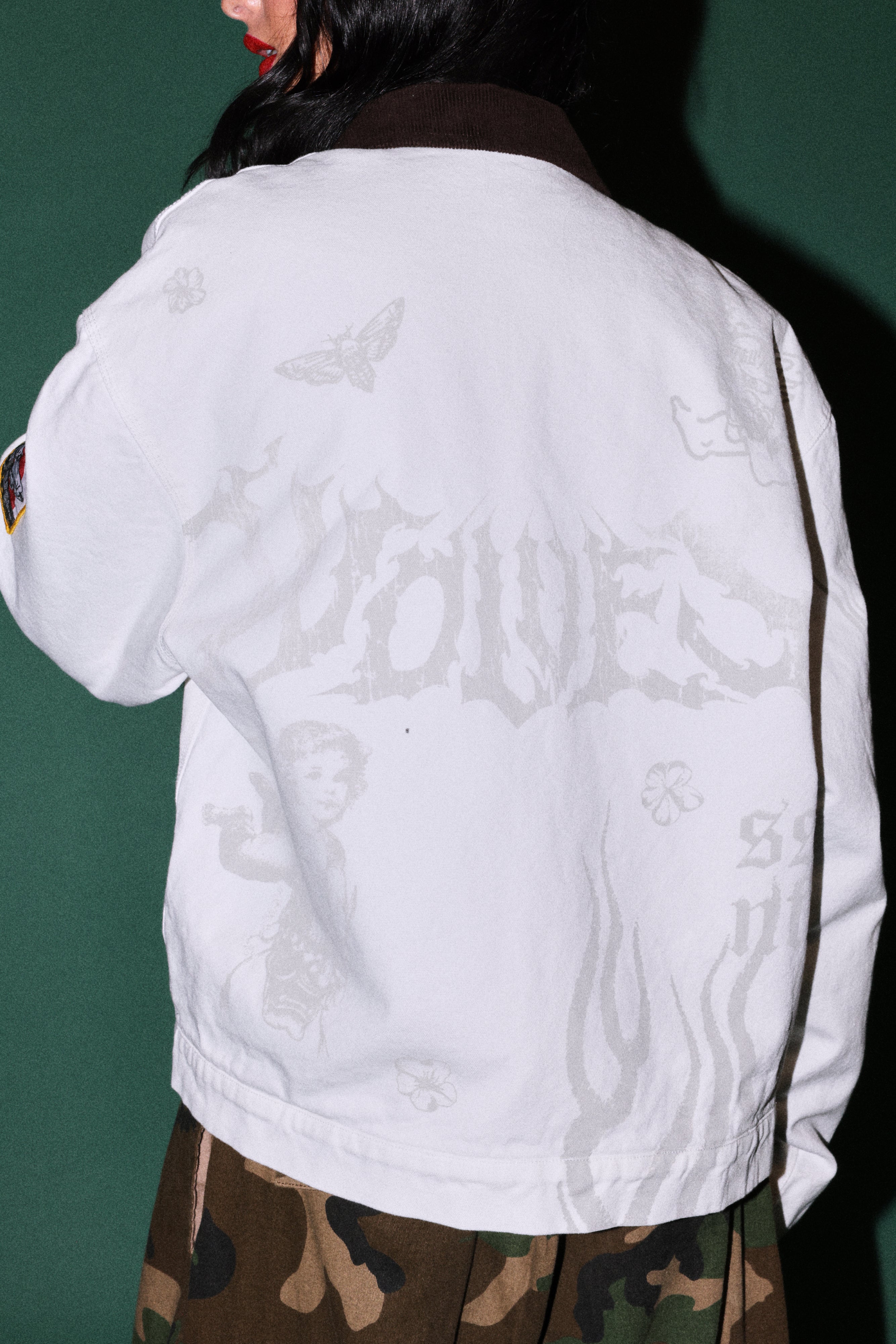 The Eagle & The Oni Earl Jacket in Cream