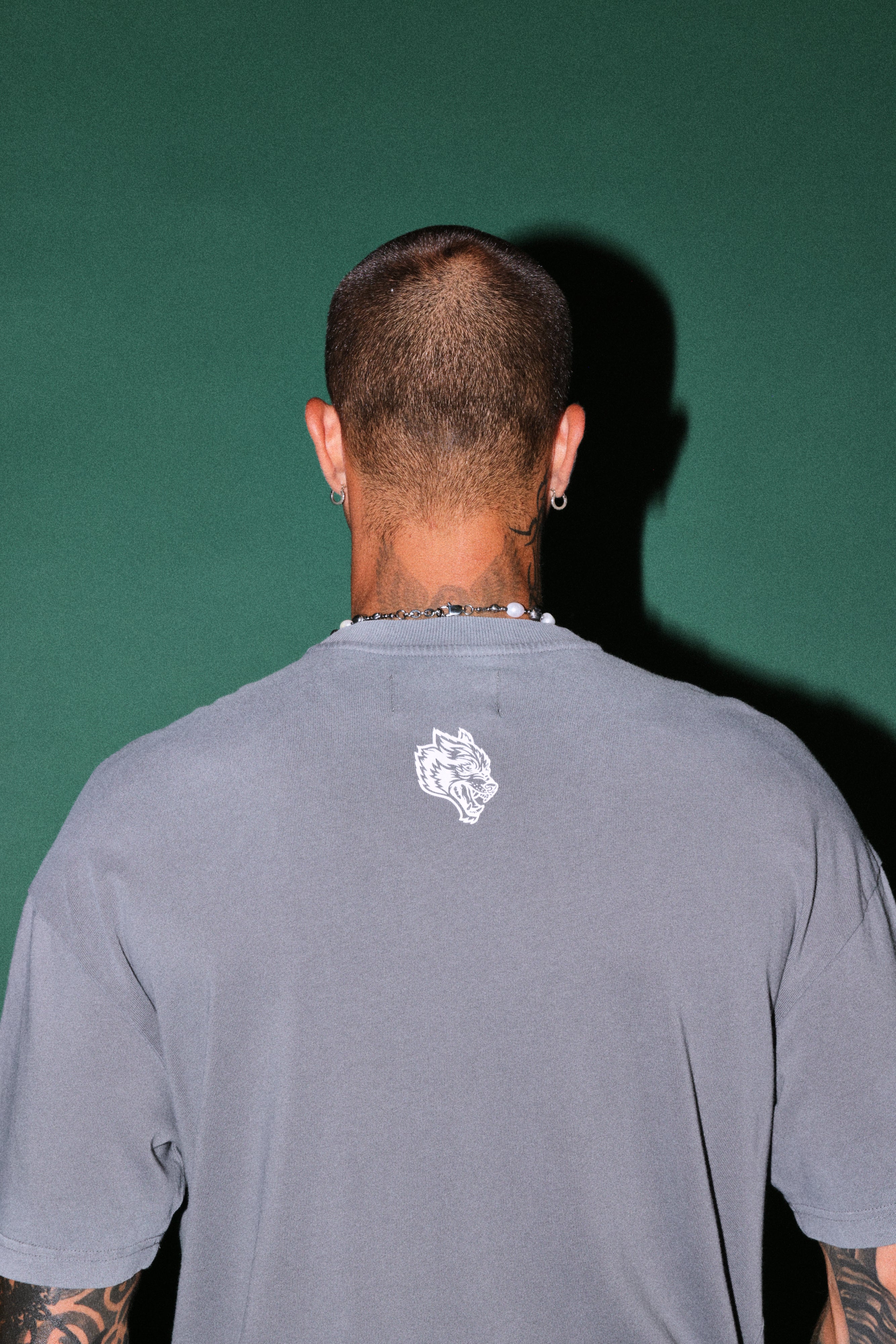Ssddnfgu Bushido Premium Oversized Tee in Slate Gray