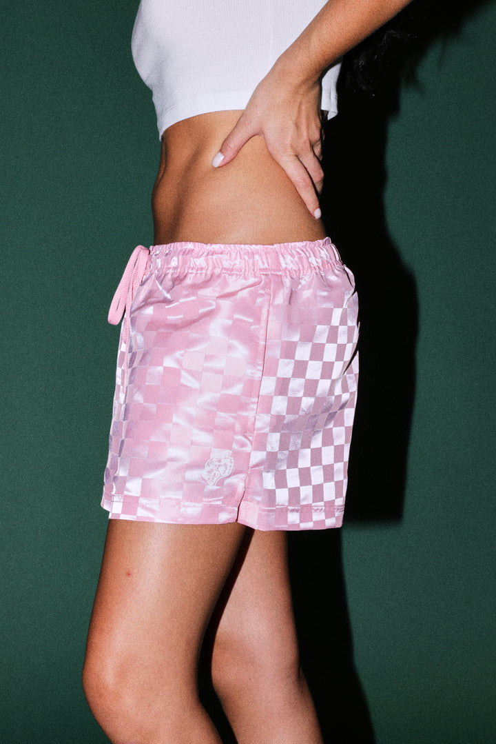 Dual Wolf Roxie Run Shorts in Cherry Blossom