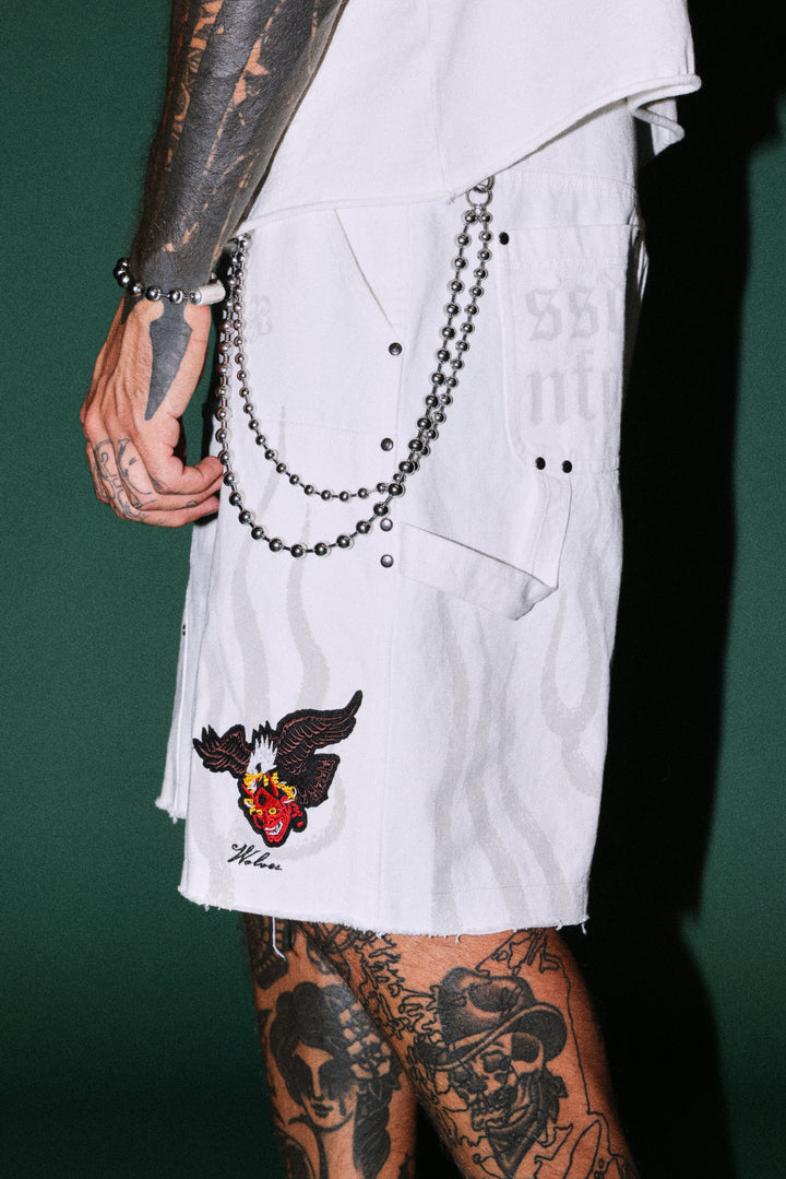 The Eagle & The Oni Hoffa Shorts in Cream