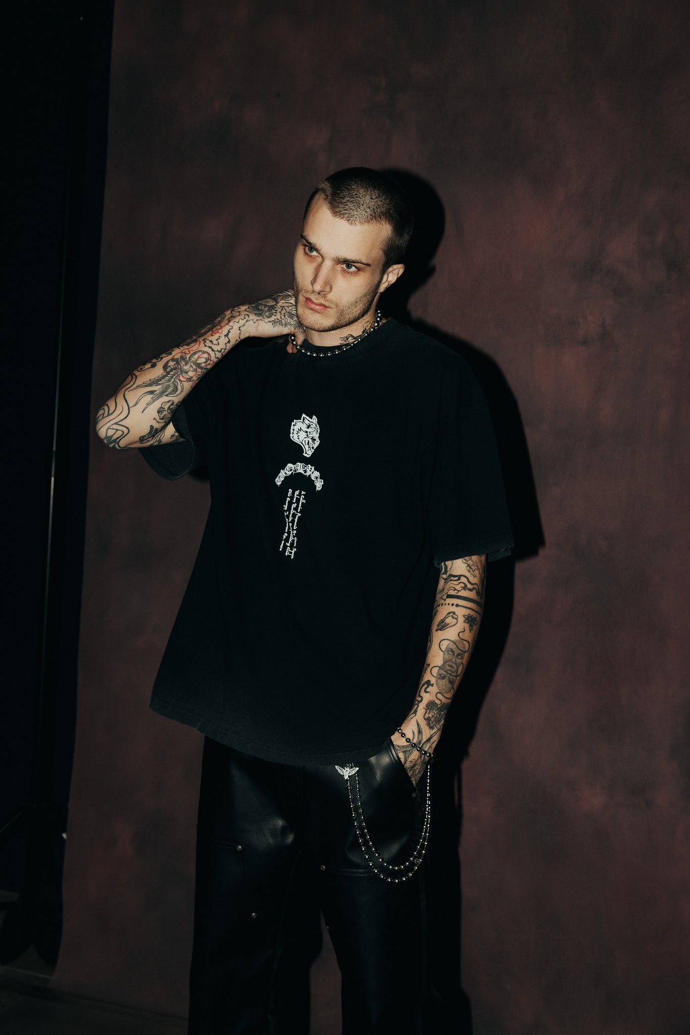 Darc Spider "Premium" Oversized Tee in Black