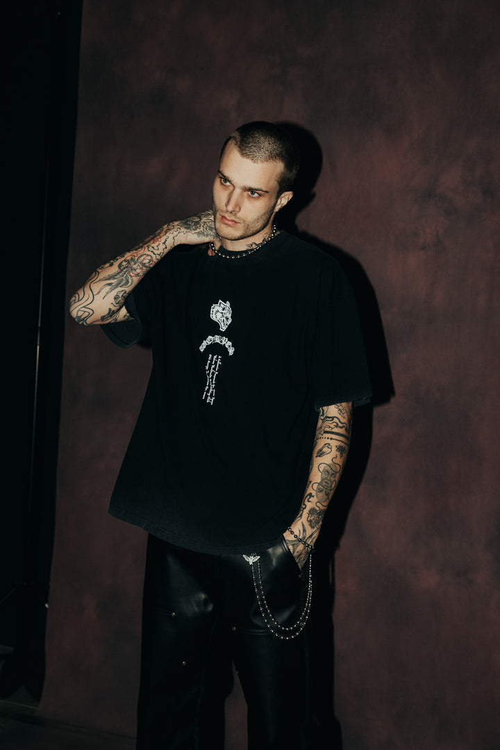 Darc Spider "Premium" Oversized Tee in Black