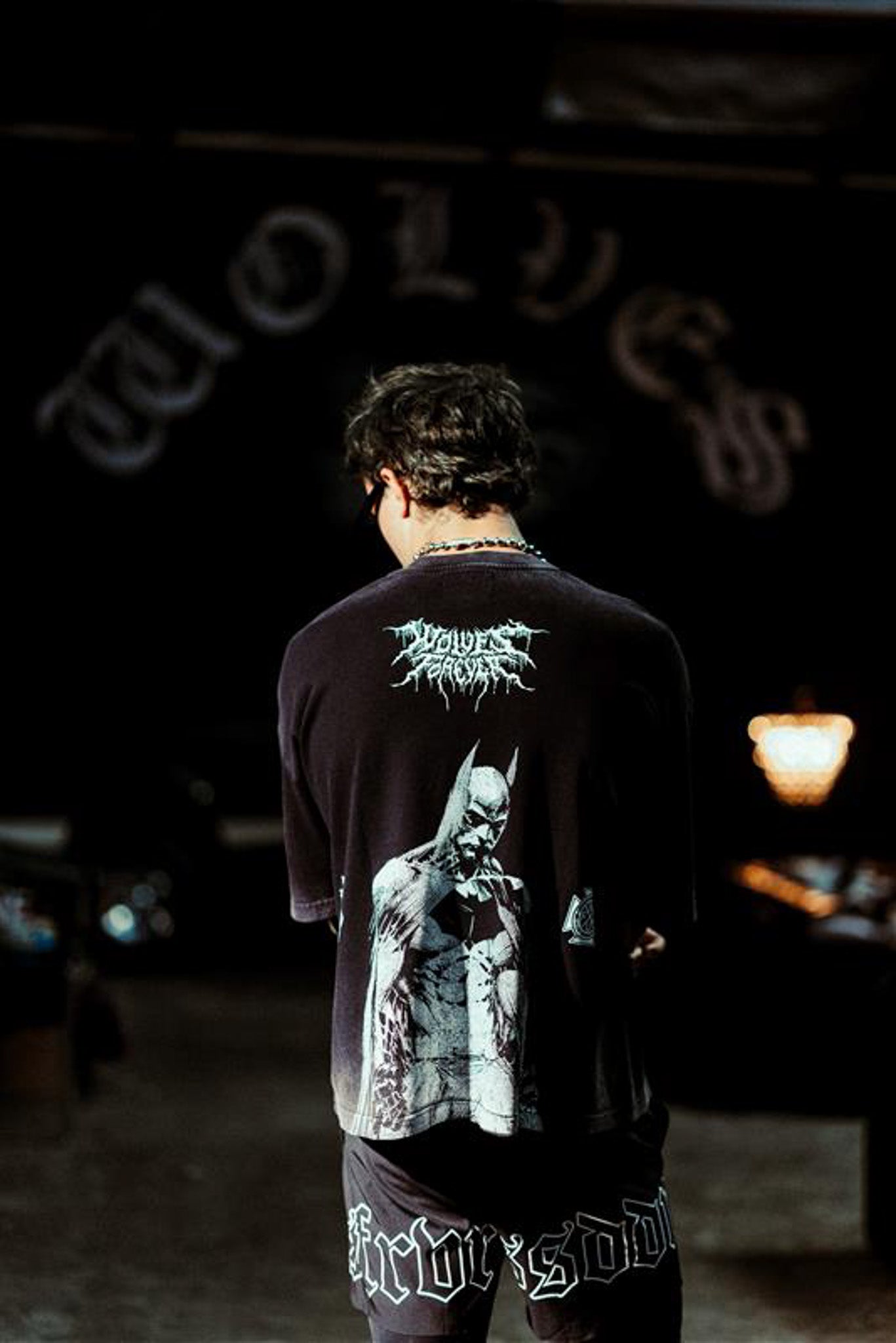 Where Shadows Begin Premium "Box Cut" Tee in Black