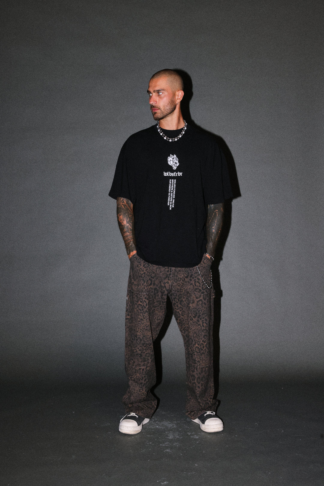 Soul Of Iron V2 Premium Oversized Tee in Black