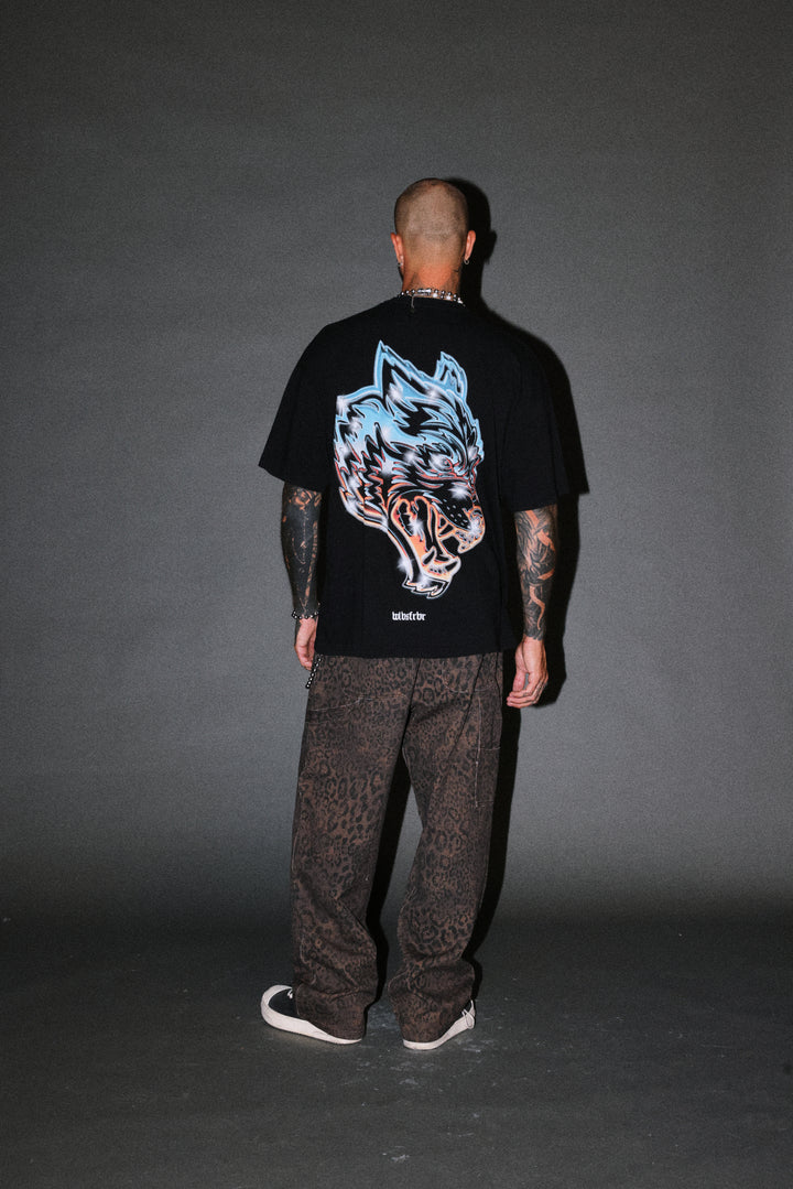 Soul Of Iron V2 Premium Oversized Tee in Black