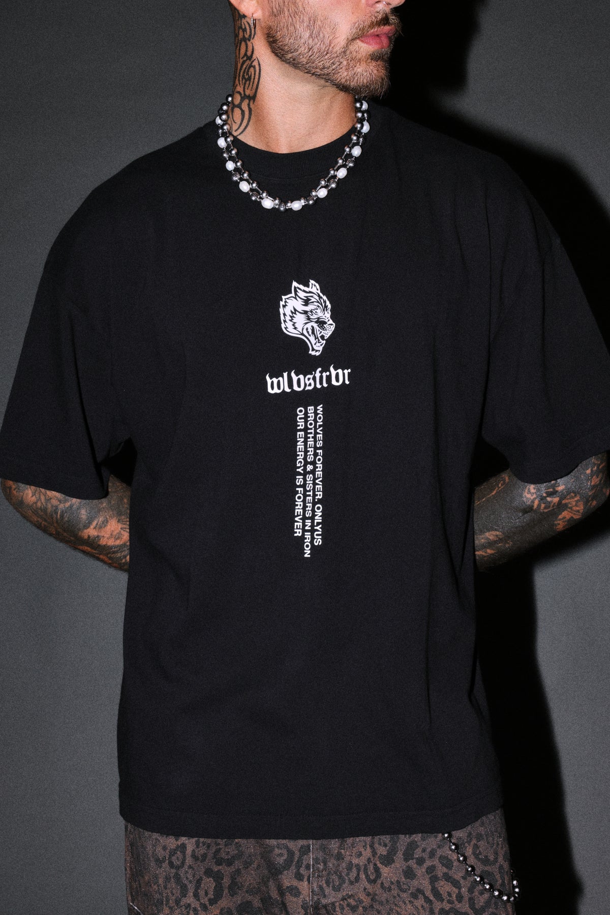 Soul Of Iron V2 Premium Oversized Tee in Black