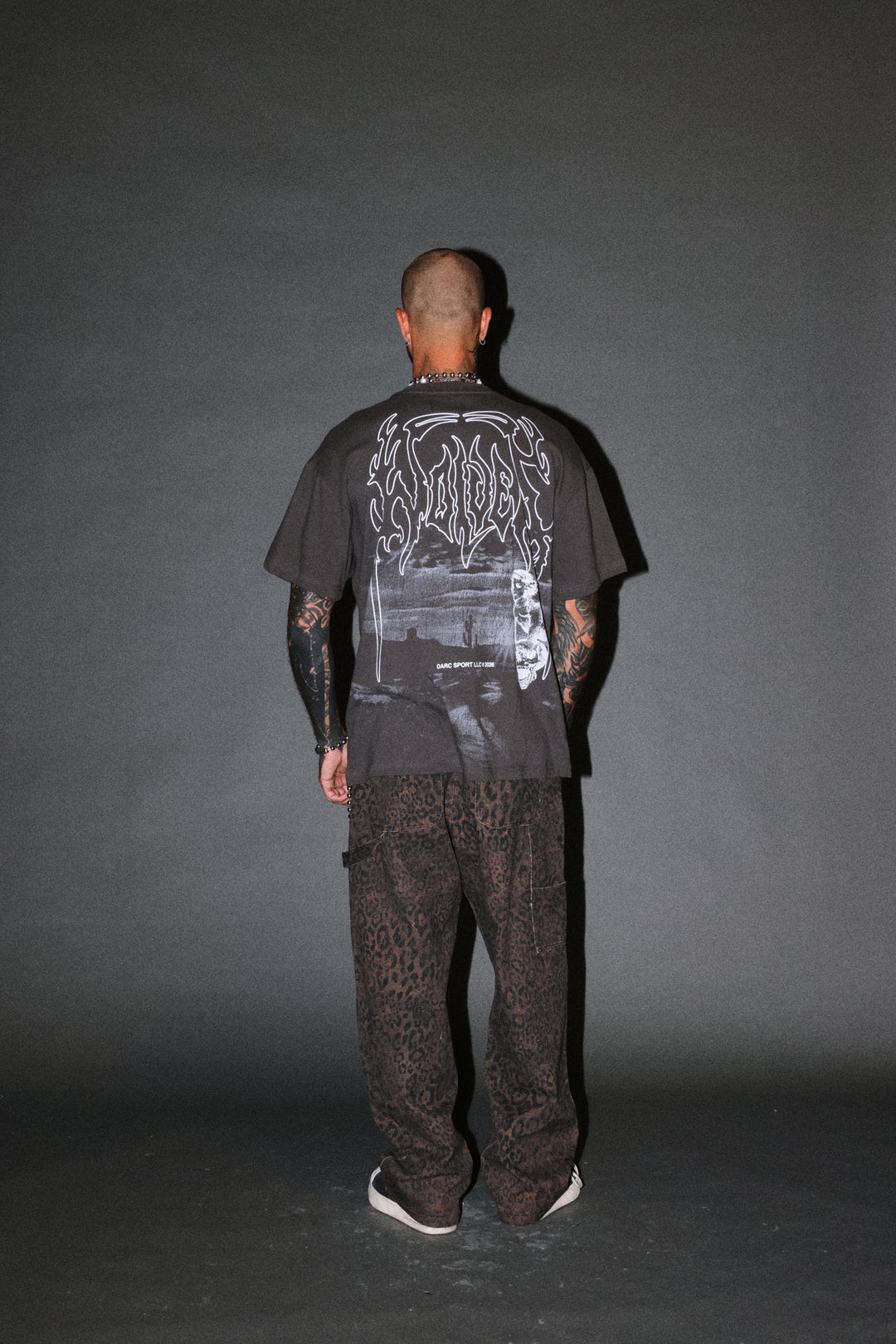 Our Journey Premium Oversized Tee in Wolf Gray