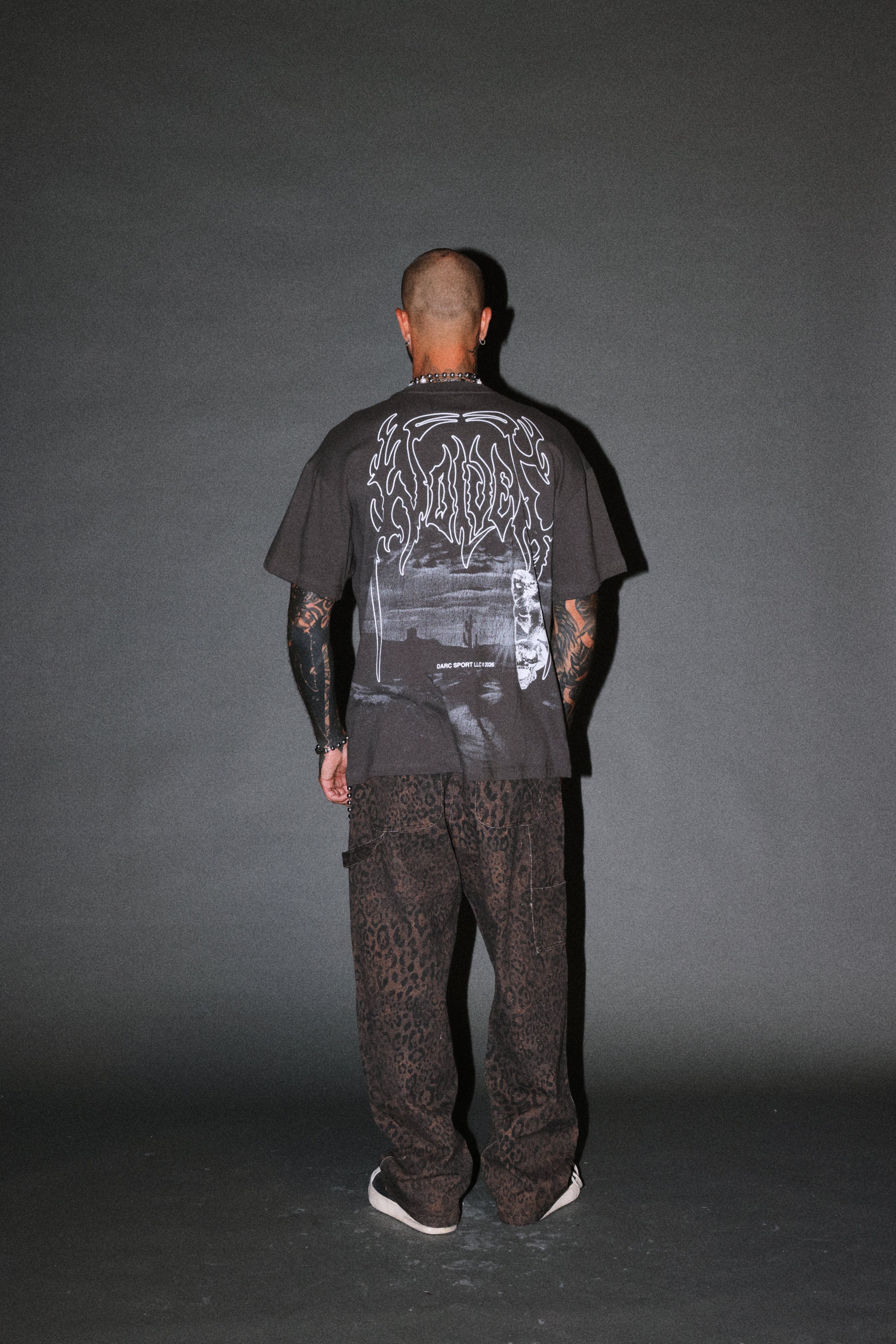 Our Journey Premium Oversized Tee in Wolf Gray