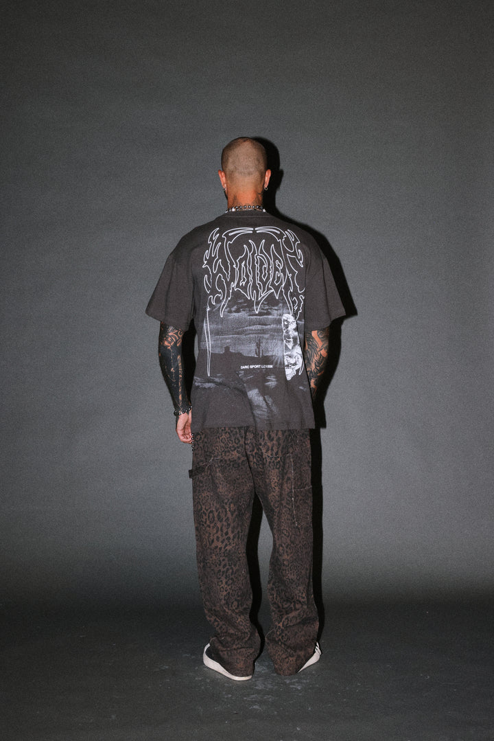 Our Journey Premium Oversized Tee in Wolf Gray