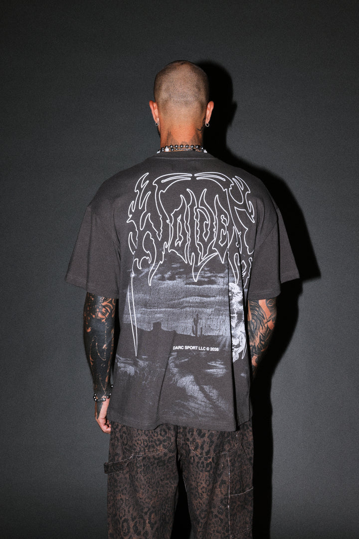 Our Journey Premium Oversized Tee in Wolf Gray