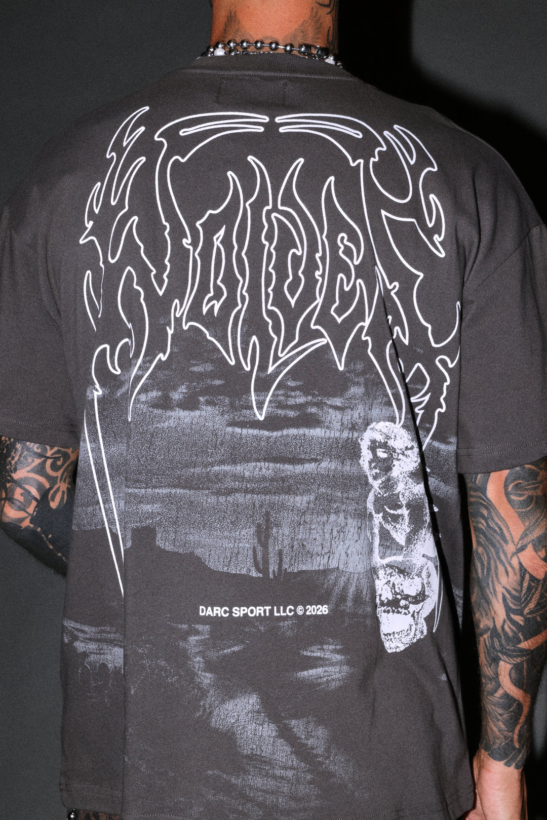 Our Journey Premium Oversized Tee in Wolf Gray