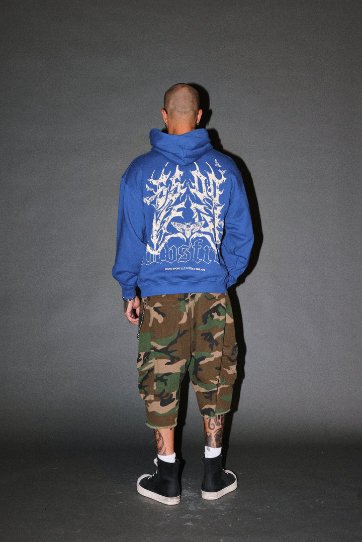 Ssddnfgu Hesh Pierce Hoodie in Darc Cobalt