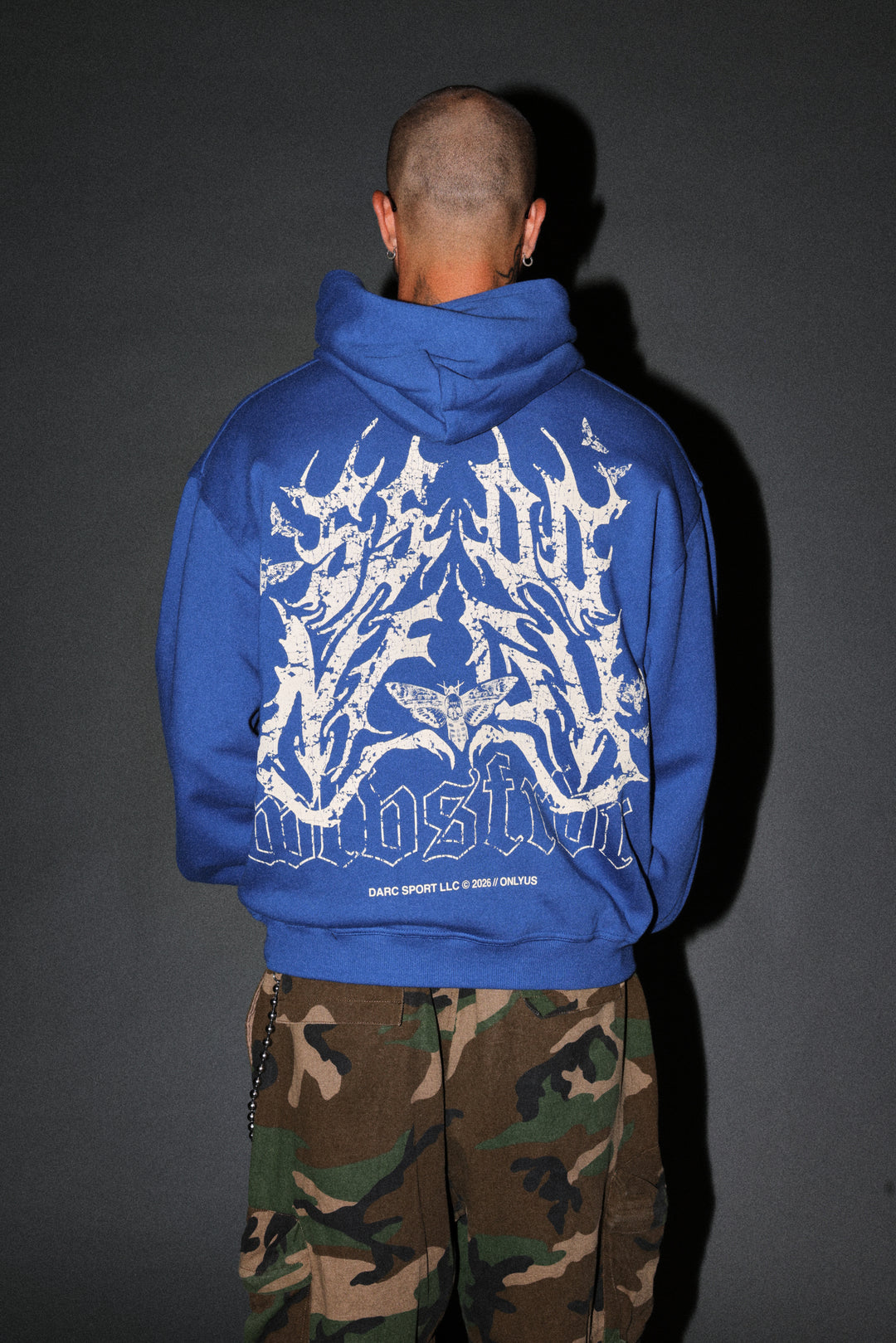 Ssddnfgu Hesh Pierce Hoodie in Darc Cobalt