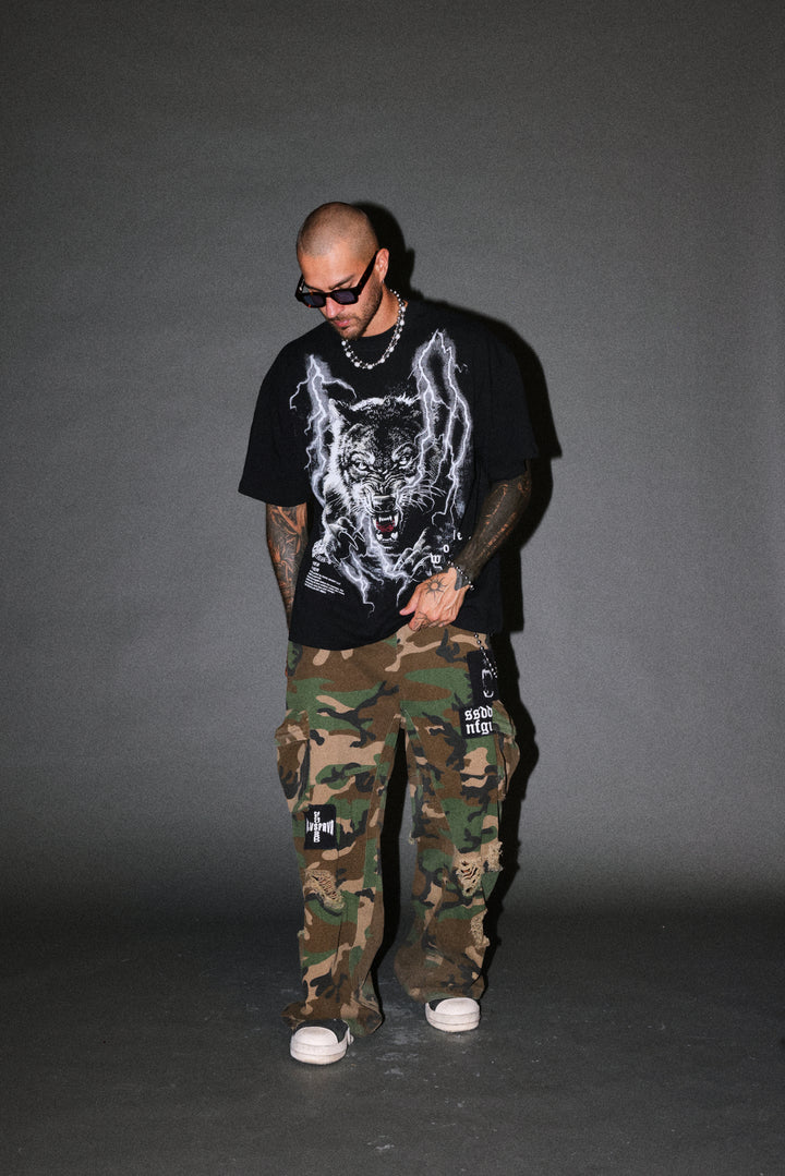 Trust Your Journey Premium Oversized Tee in Black