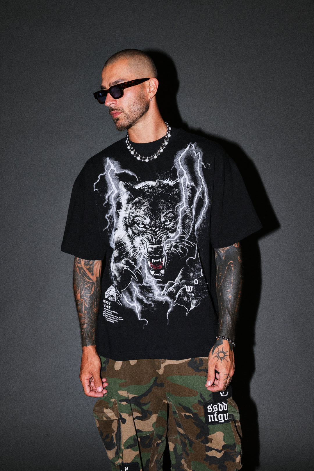 Trust Your Journey Premium Oversized Tee in Black