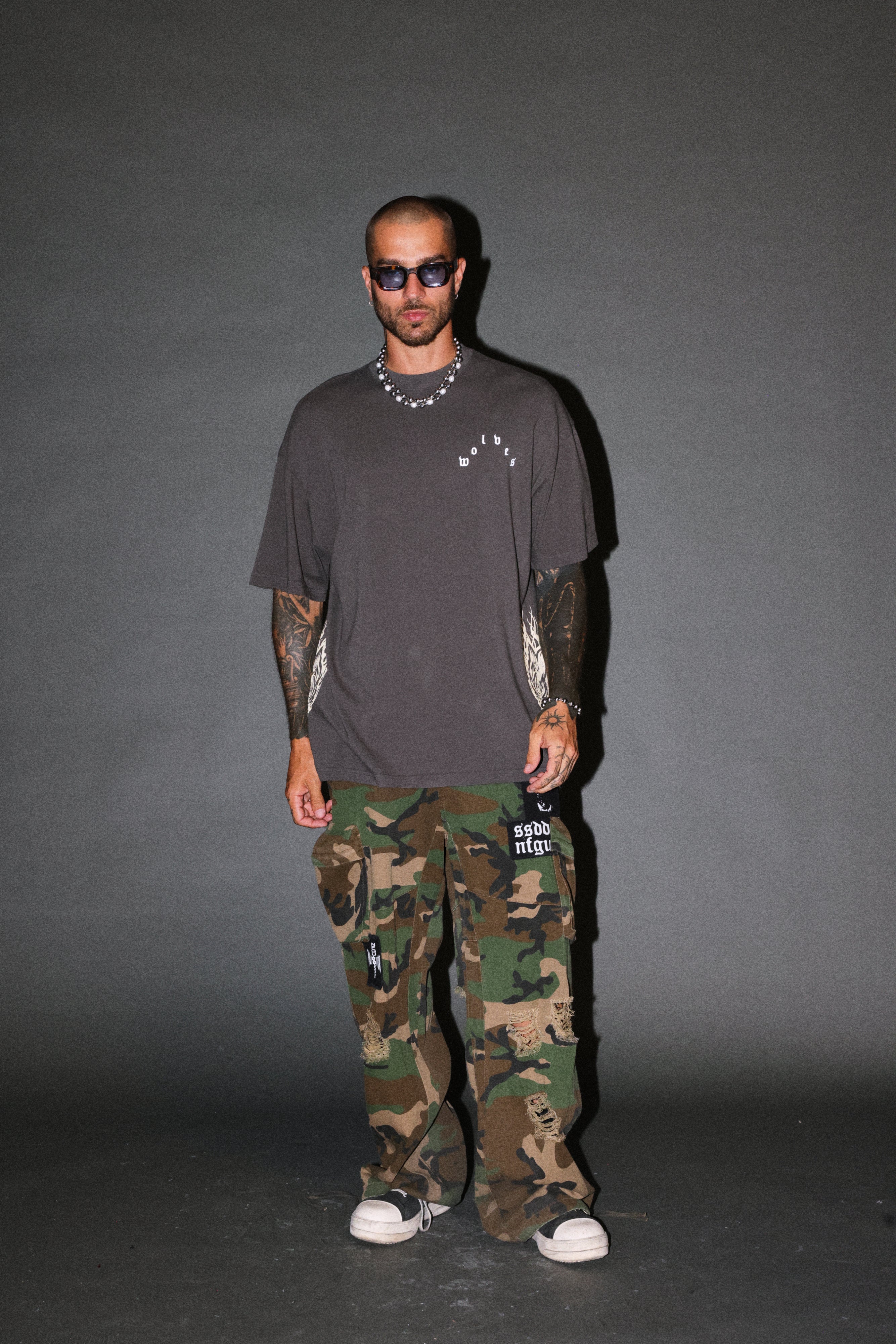 Lineage Frvr Premium Oversized Tee in Wolf Gray