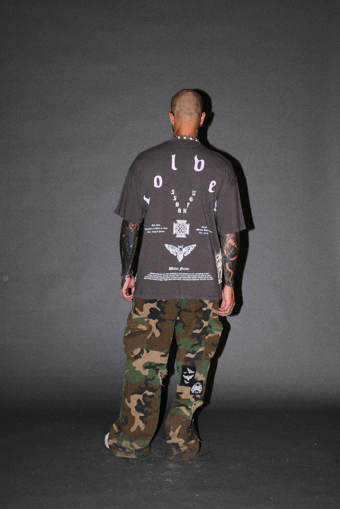 Lineage Frvr Premium Oversized Tee in Wolf Gray