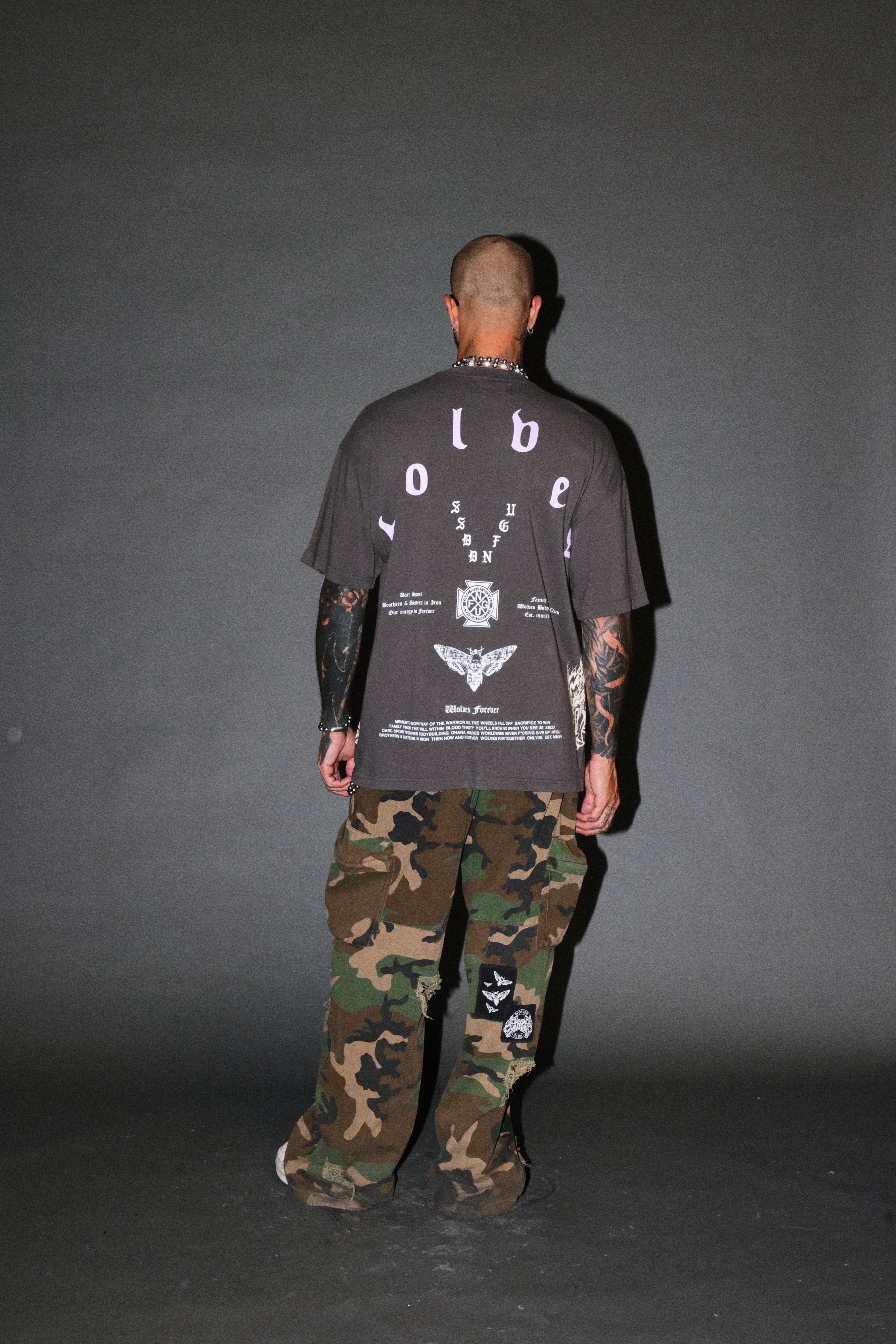 Lineage Frvr Premium Oversized Tee in Wolf Gray