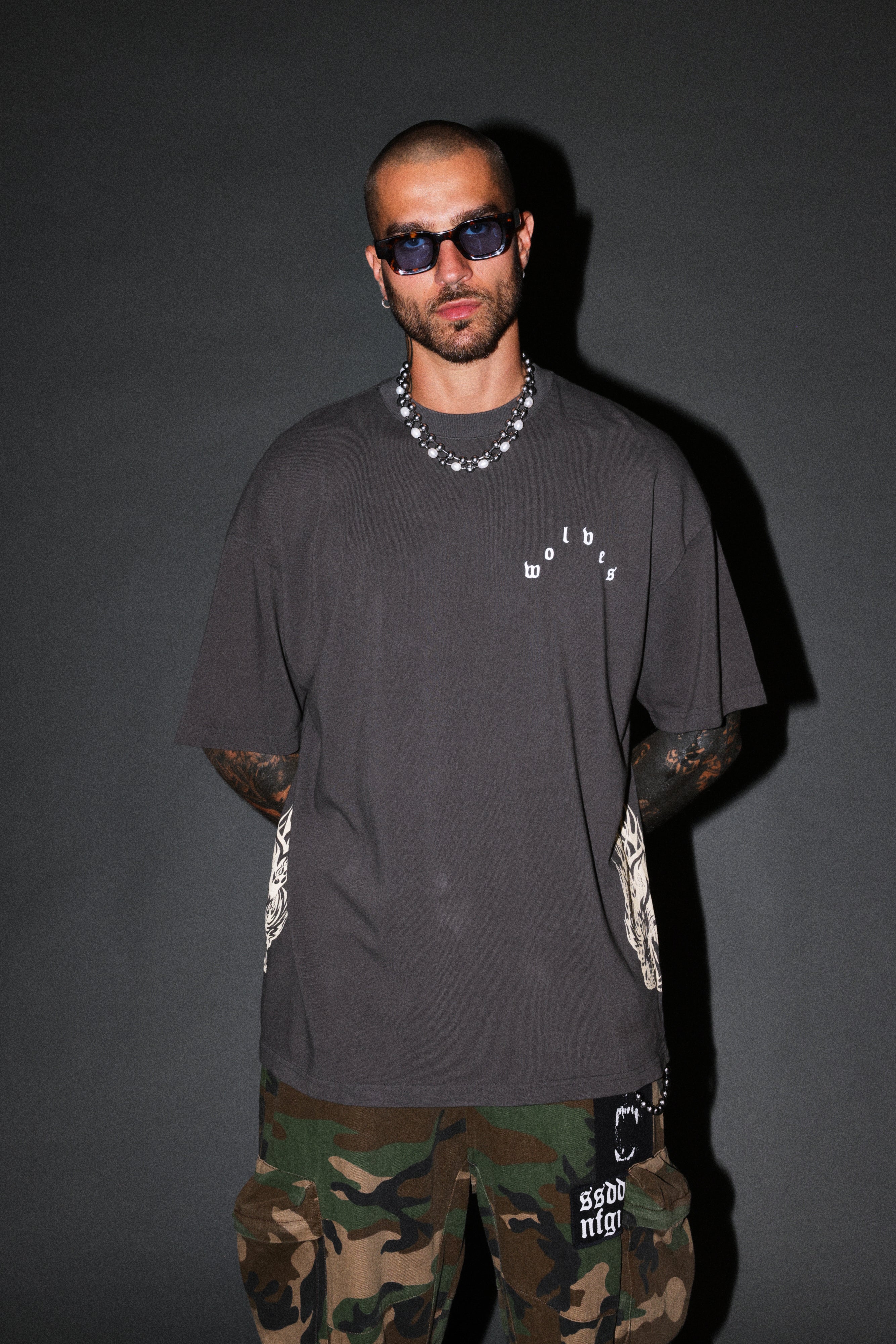 Lineage Frvr Premium Oversized Tee in Wolf Gray