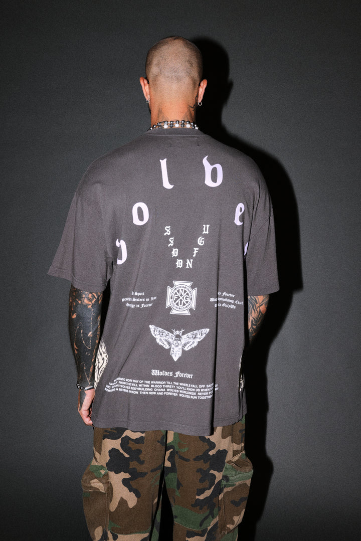 Lineage Frvr Premium Oversized Tee in Wolf Gray
