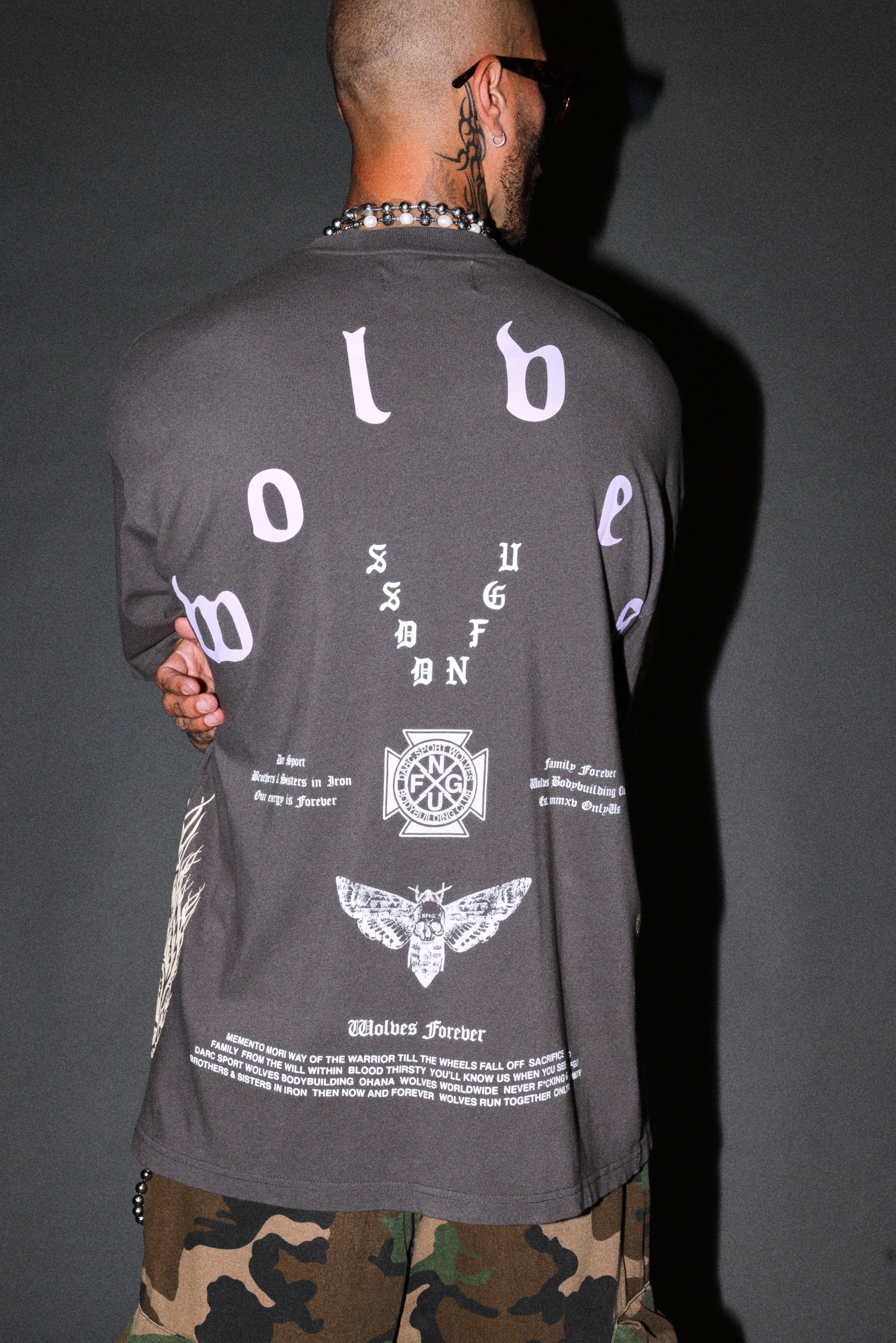 Lineage Frvr Premium Oversized Tee in Wolf Gray