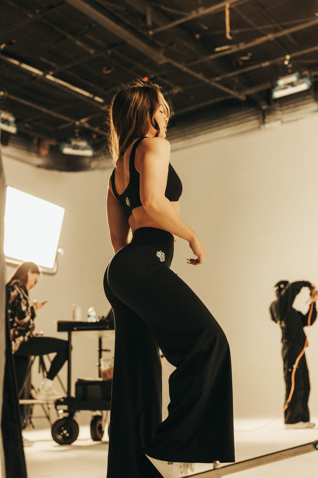 Loyalty Wide Leg Energy Pants in Black