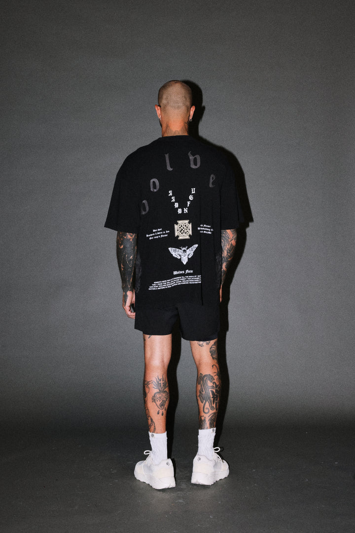 Lineage Frvr Premium Oversized Tee in Black