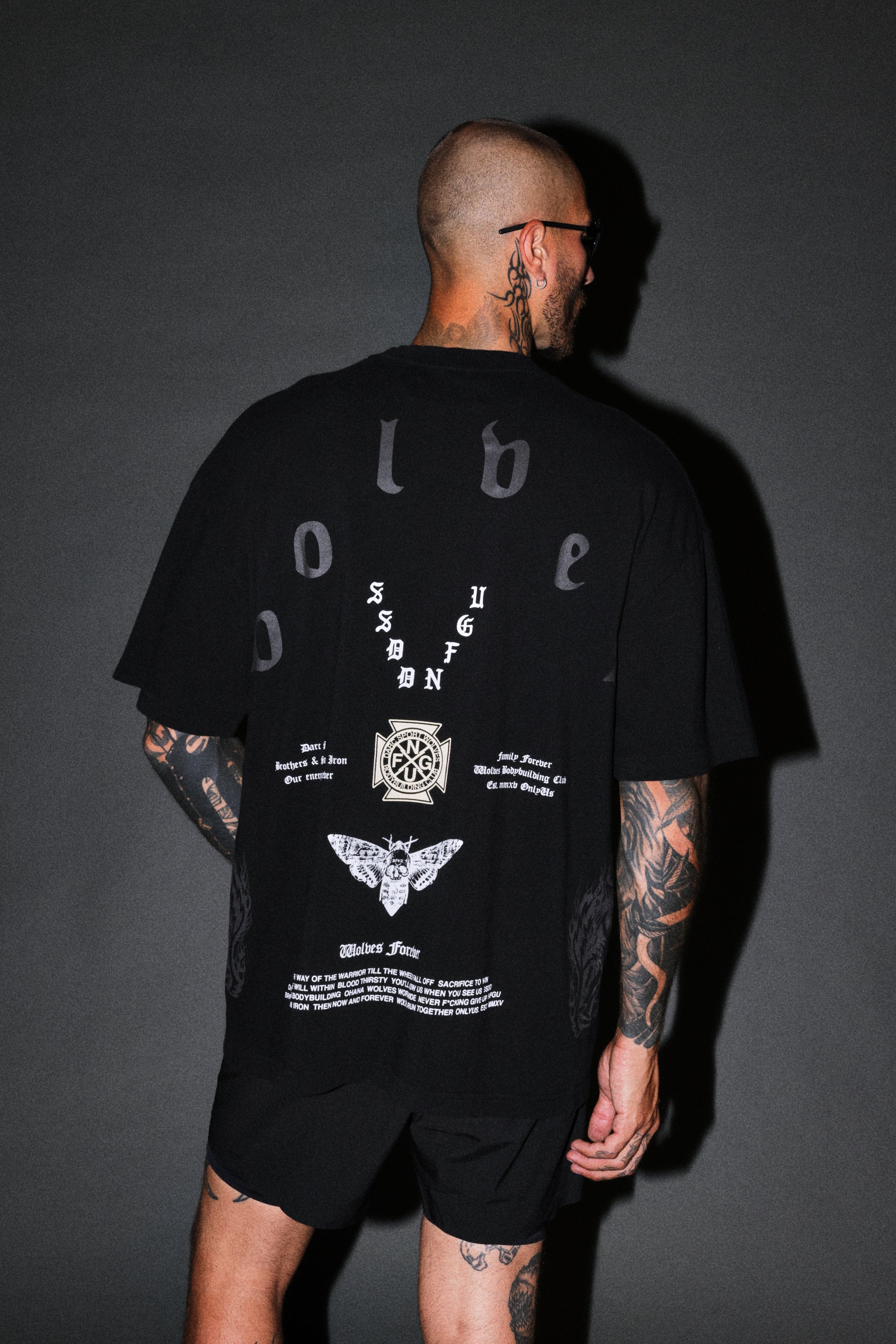 Lineage Frvr Premium Oversized Tee in Black